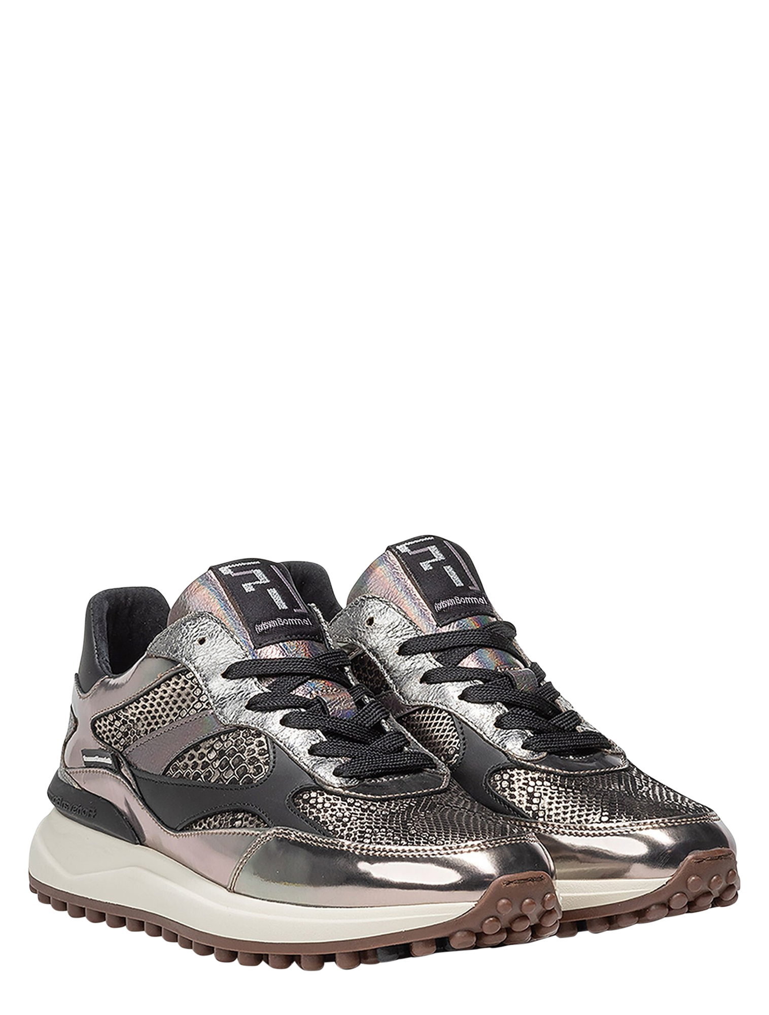 Floris van Bommel - Noppi SFW-10085 41.00 Silver G-Wijdte - Dames - Sneakers - Lage Sneakers - 50091_54_2