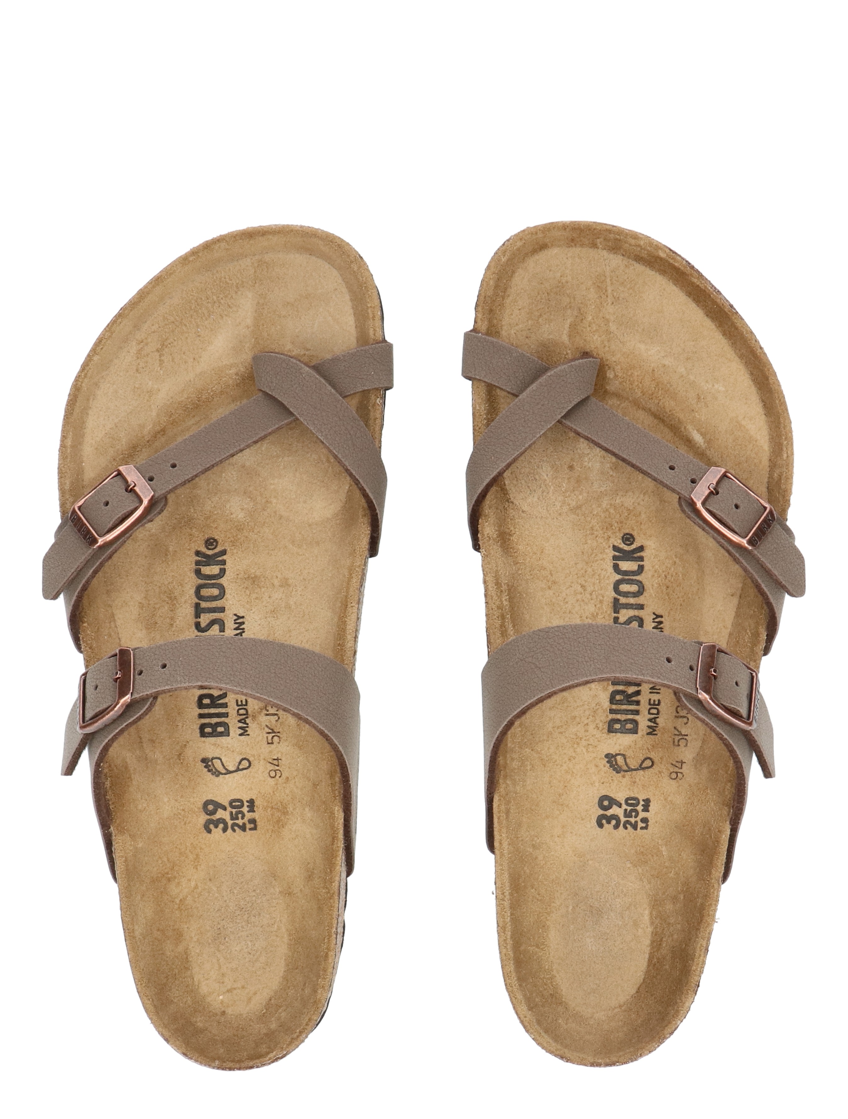 Birkenstock - Mayari Birkibuc 0071061 Mocca - Dames - Slippers - 49871_22_1