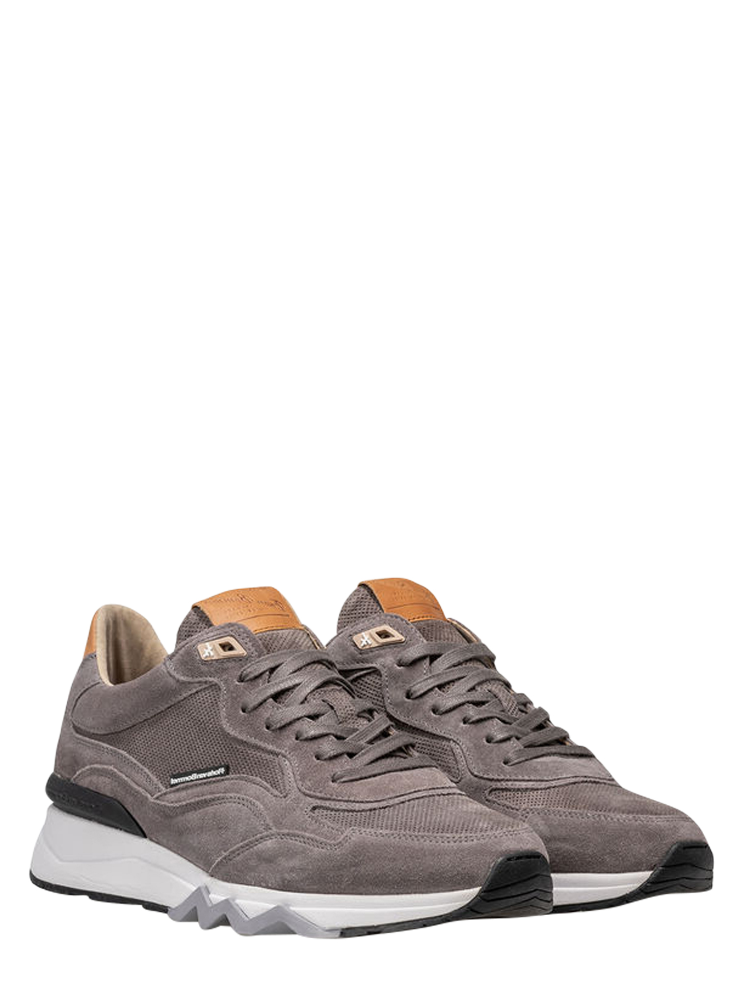 Floris van Bommel - De Zager 02.20 Grey G+Wijdte - Heren - Lage Sneakers - Sneakers - 42040_99_3