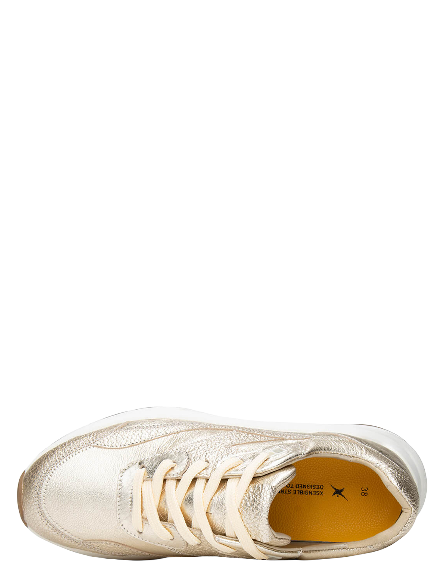 Xsensible - 33014.4 911 Gold G-Wijdte - Dames - Sneakers - Lage Sneakers - 51645_53_4