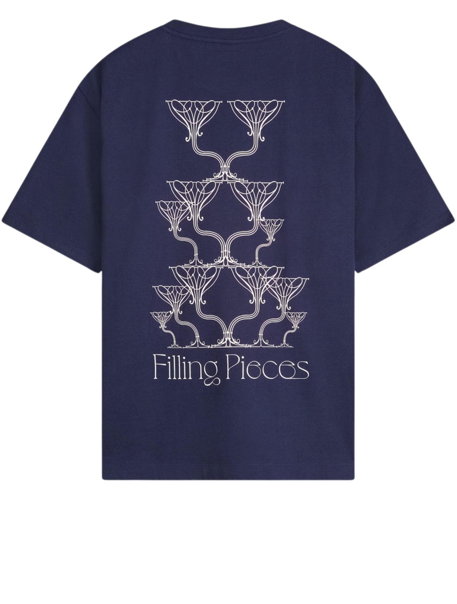 Filling Pieces - Champagne Martitime Blue - Heren - T-Shirts & Polos - 49886_33_1