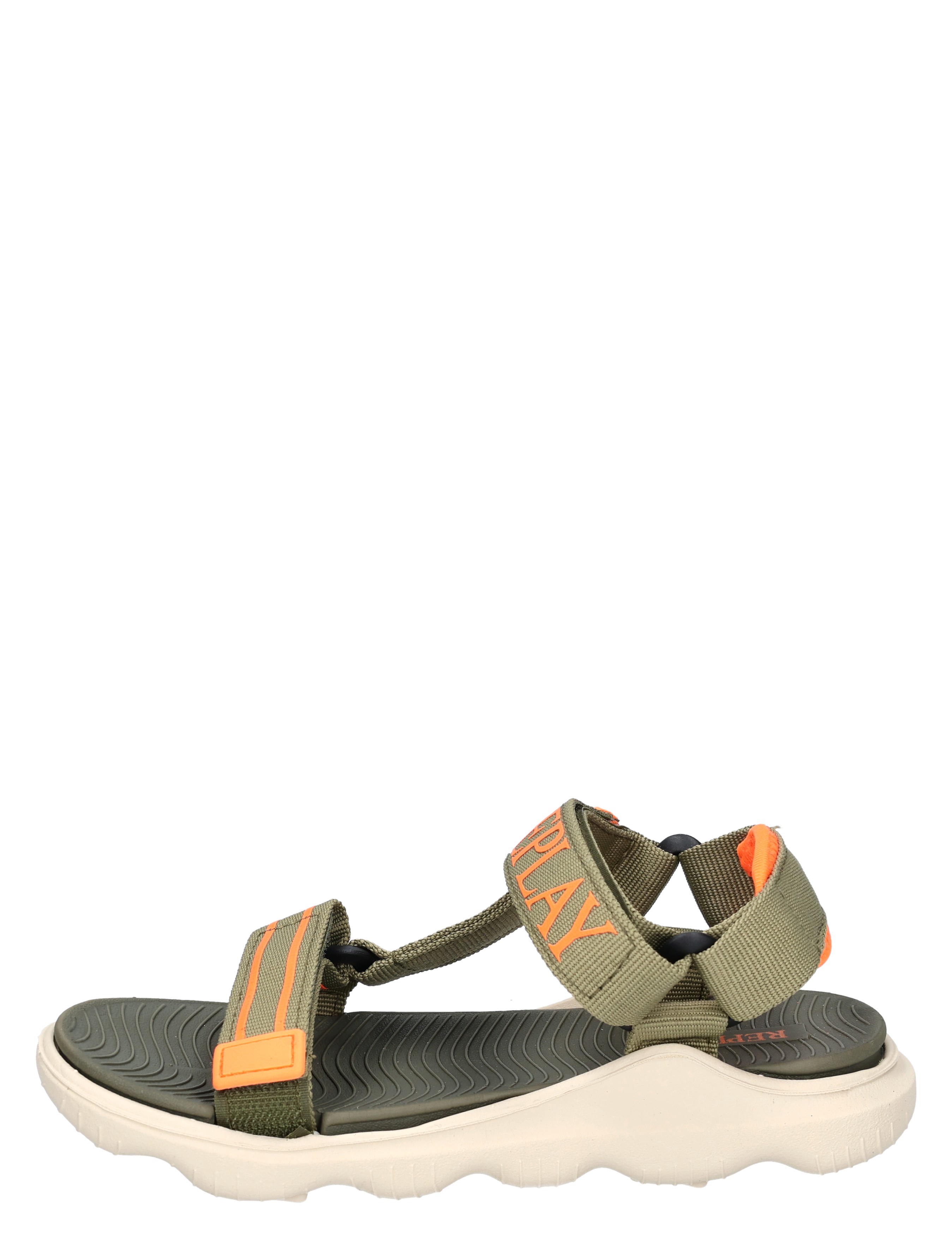 Replay - JT540003T 3119 Army Green Fluo Orange - Sandalen - Jongens - 49845_66_2