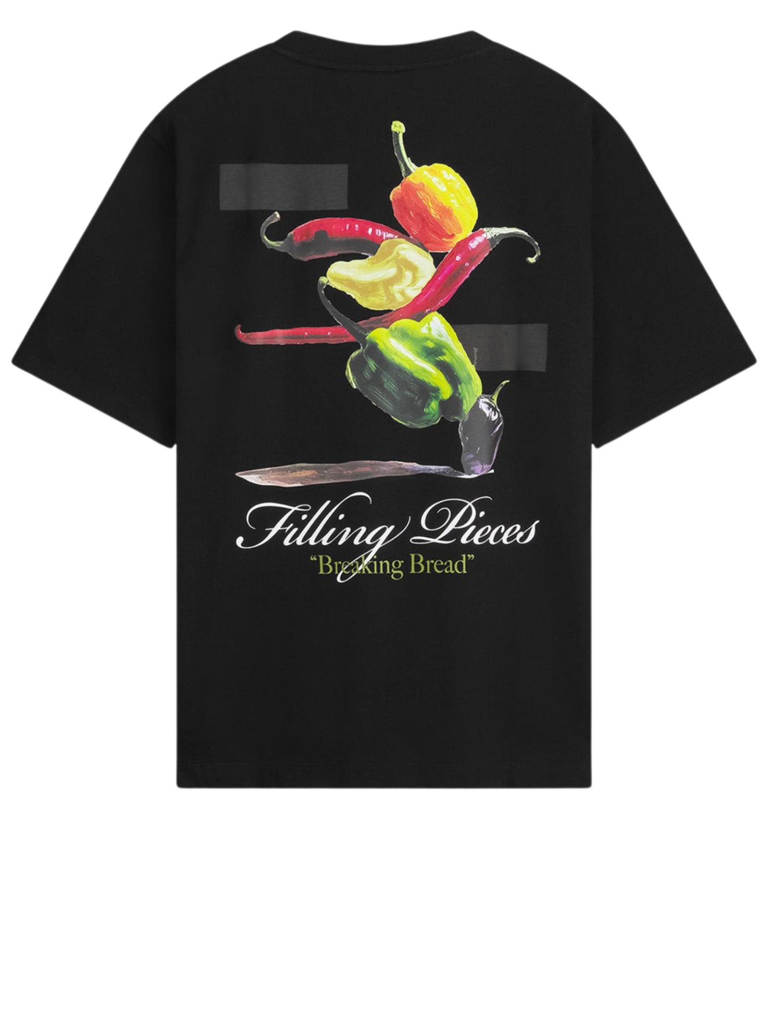 Filling Pieces - Pepper 287 Black - Heren - T-Shirts & Polos - 49888_11_3