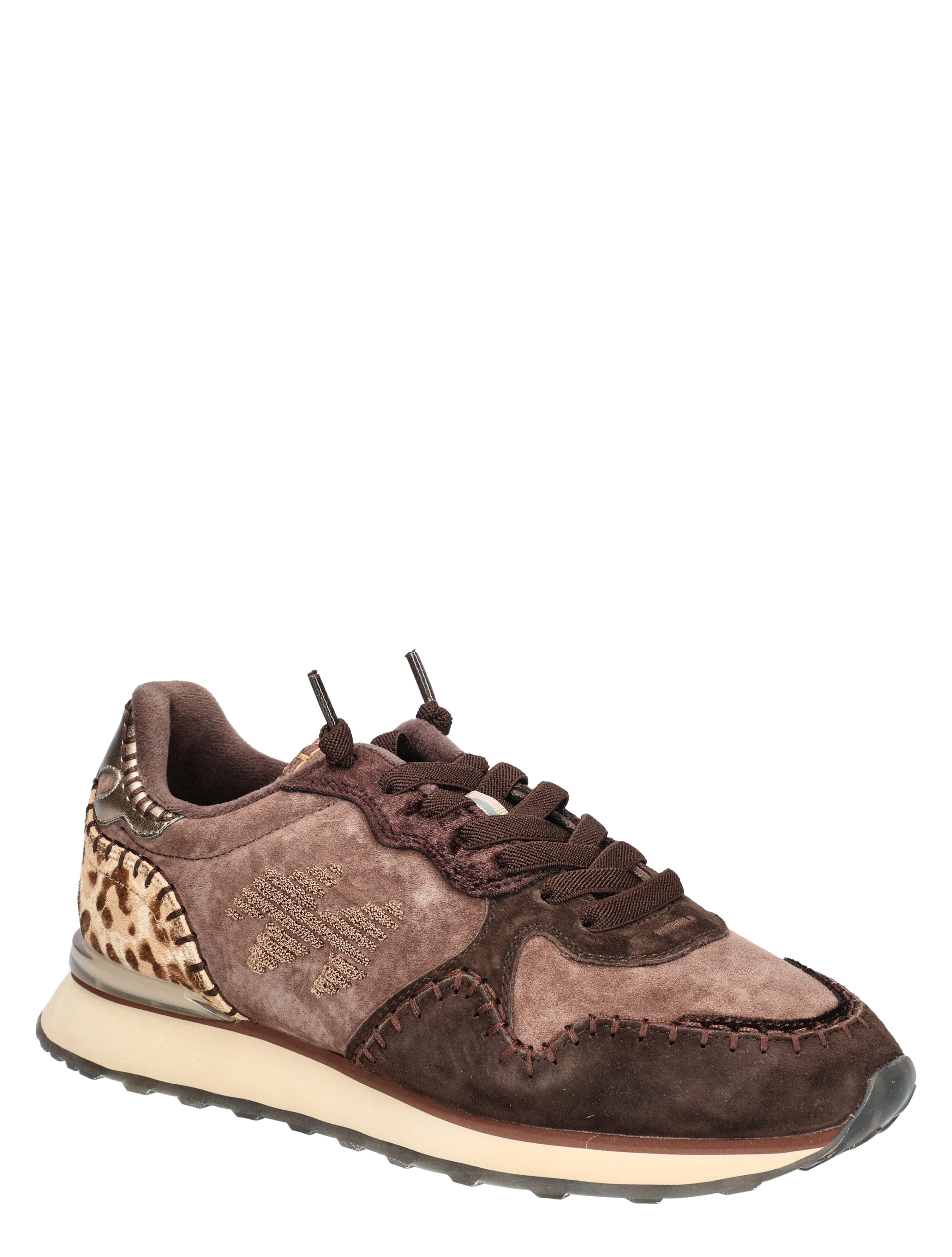 sneaker, suede, brown, lizard pattern, casual shoe