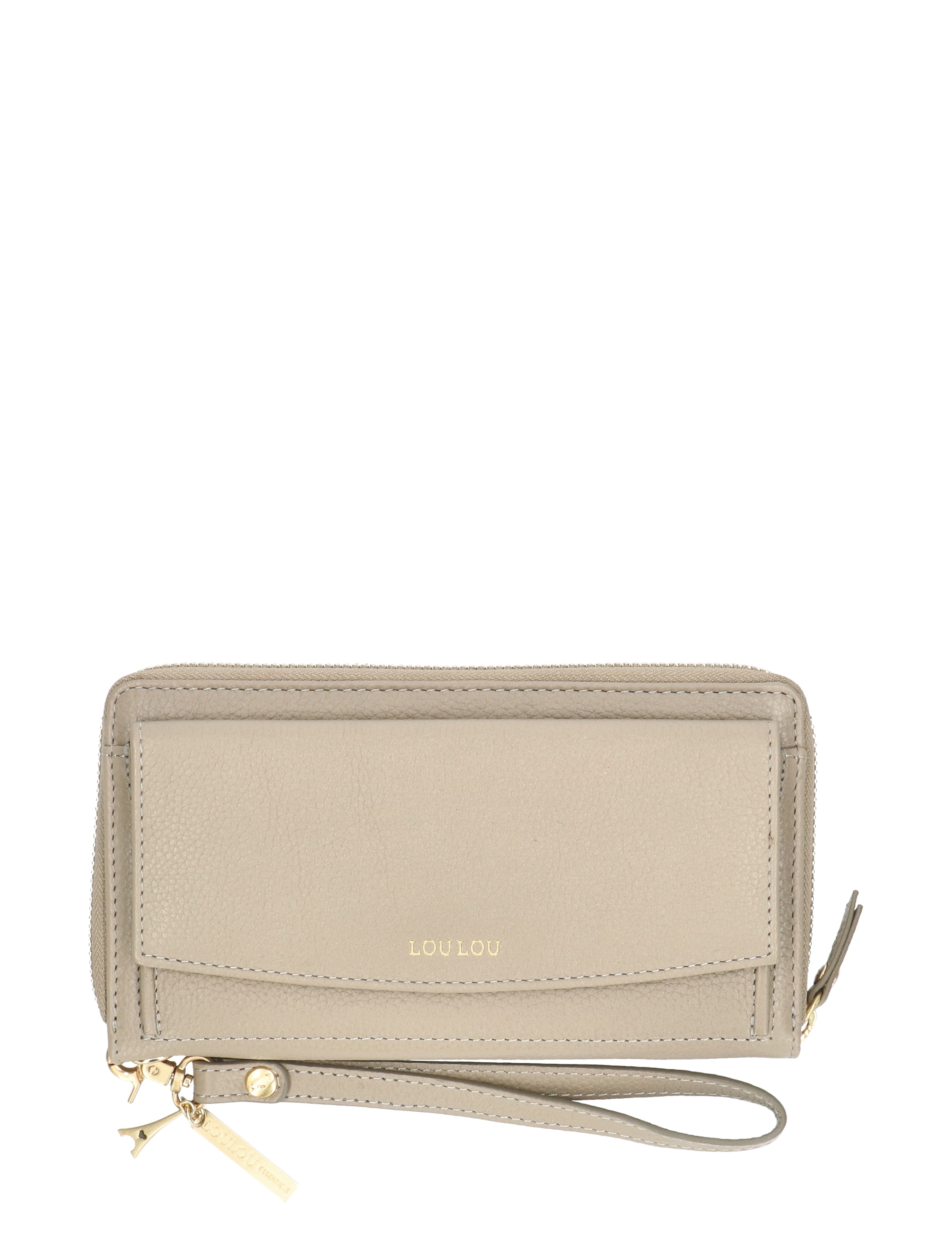 LouLou Essentiels - SLB 128 Soft Sepia - Dames - Portemonnees - 50829_77_1