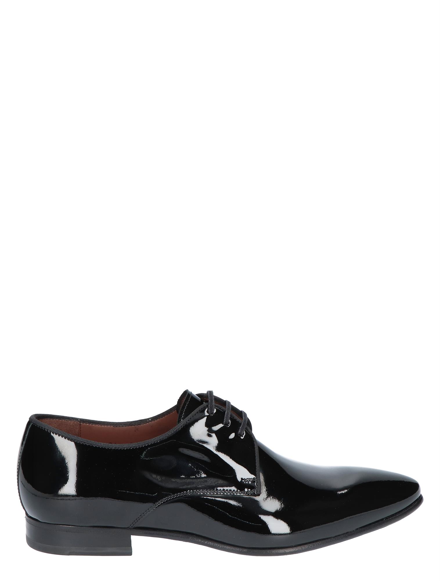 Floris van Bommel - De Smoker 01.00 Black Patent G+ Wijdte - Heren - Veterschoenen - Nette Veterschoenen - 20213_10_1
