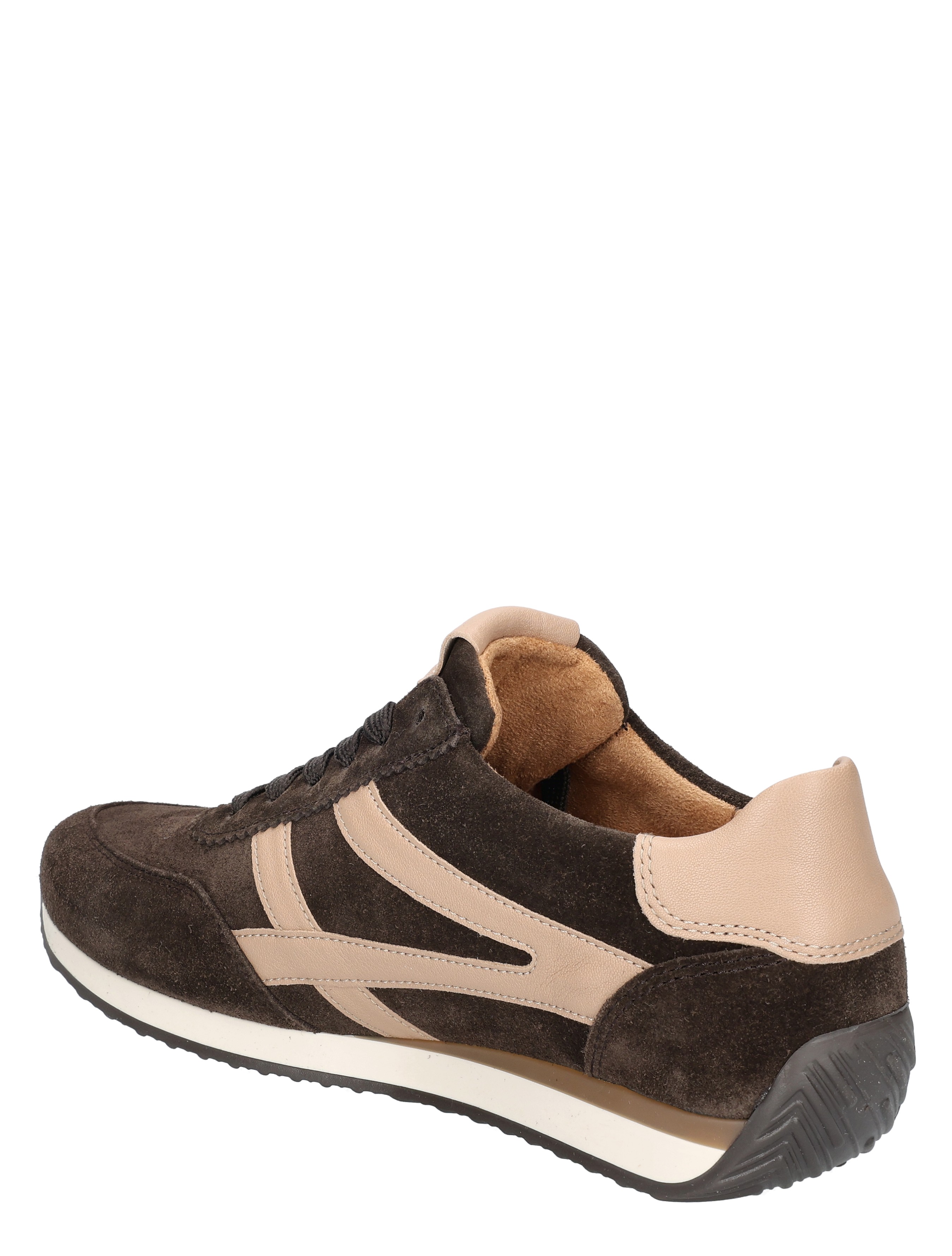 sneaker, dames, bruine schoen, suede, luxe enkelband