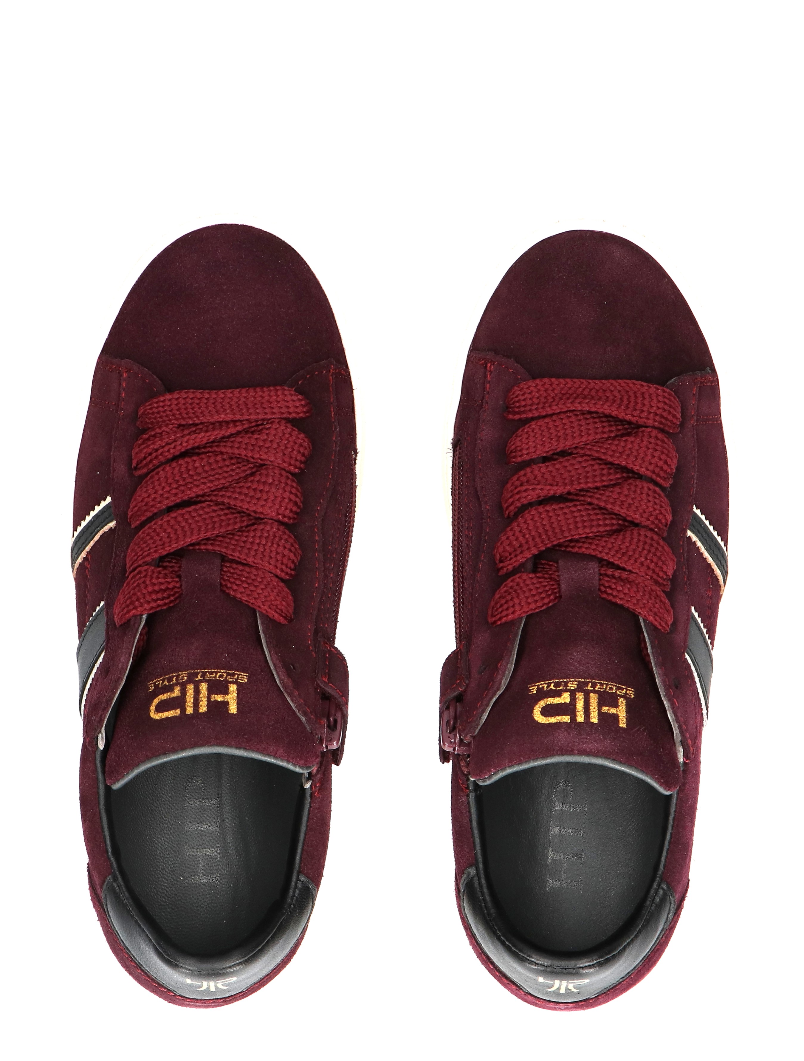 Hip - H1102 Bordeaux - Meisjes - Lage Sneakers - Sneakers - 49273_42_7