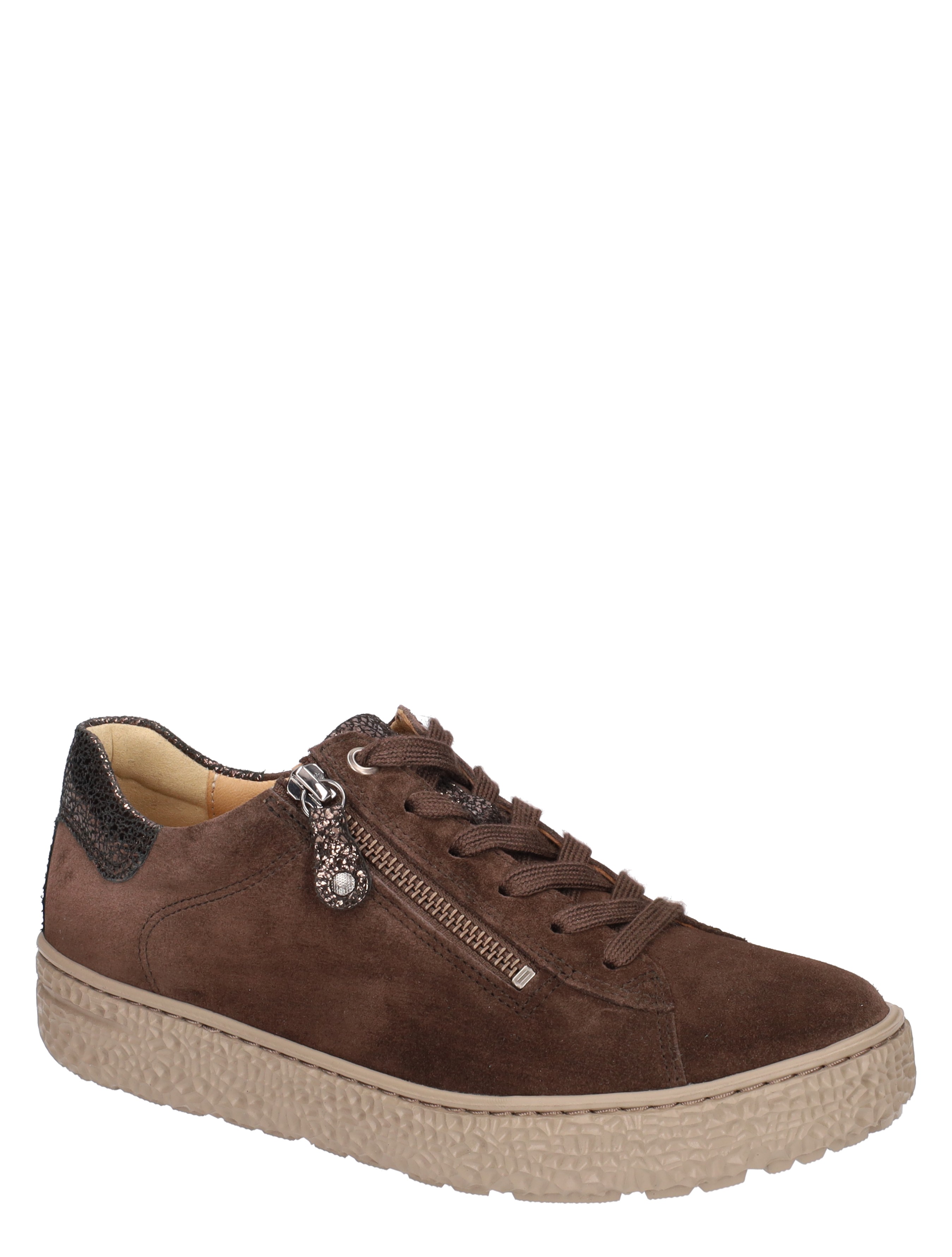 Hartjes - Phil Shoe Dark Brown Nubuck H-Wijdte - Dames - Veterschoenen - Casual Veterschoenen - 42614_22_3