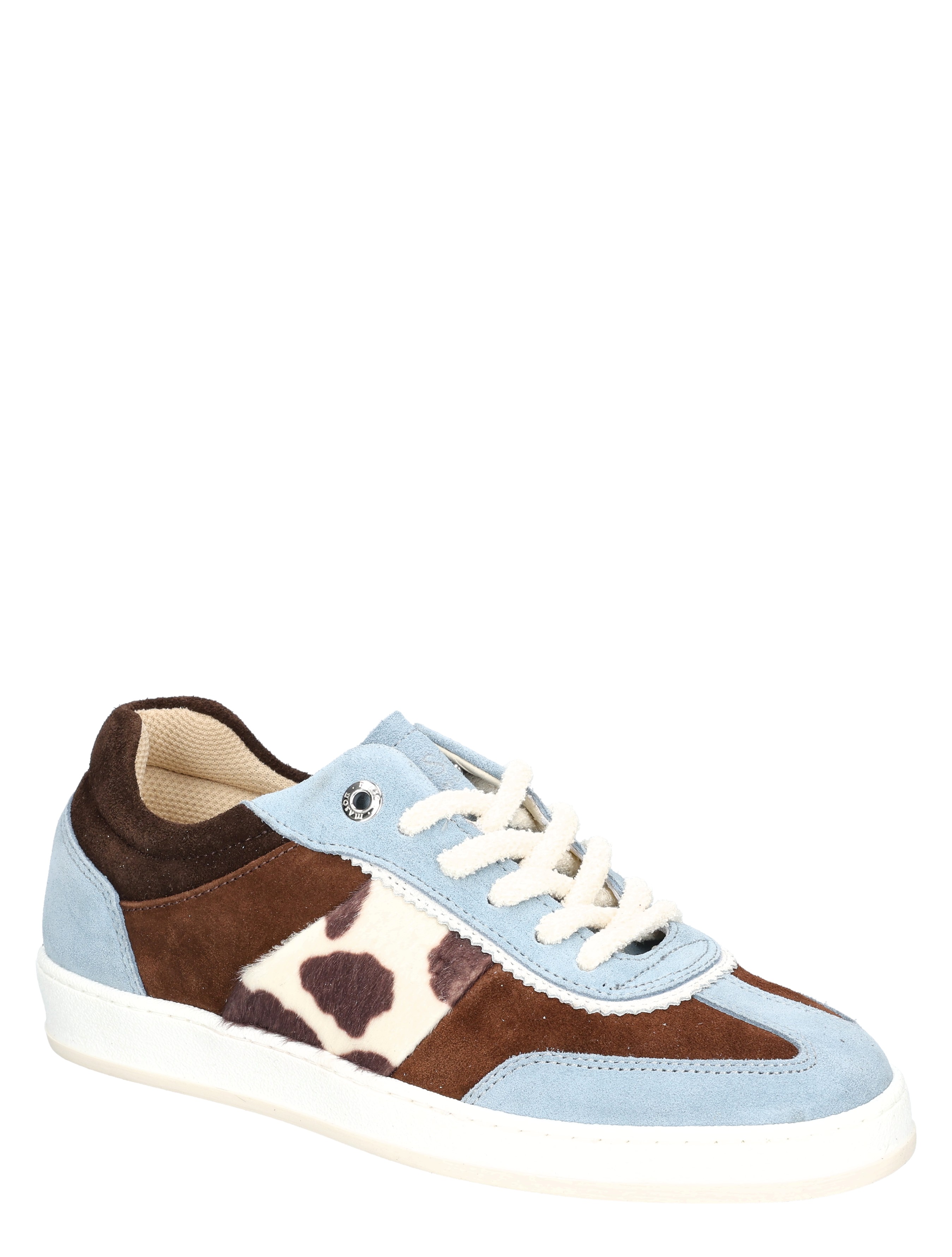 sneaker, sneaker, cow print, suede, luxe