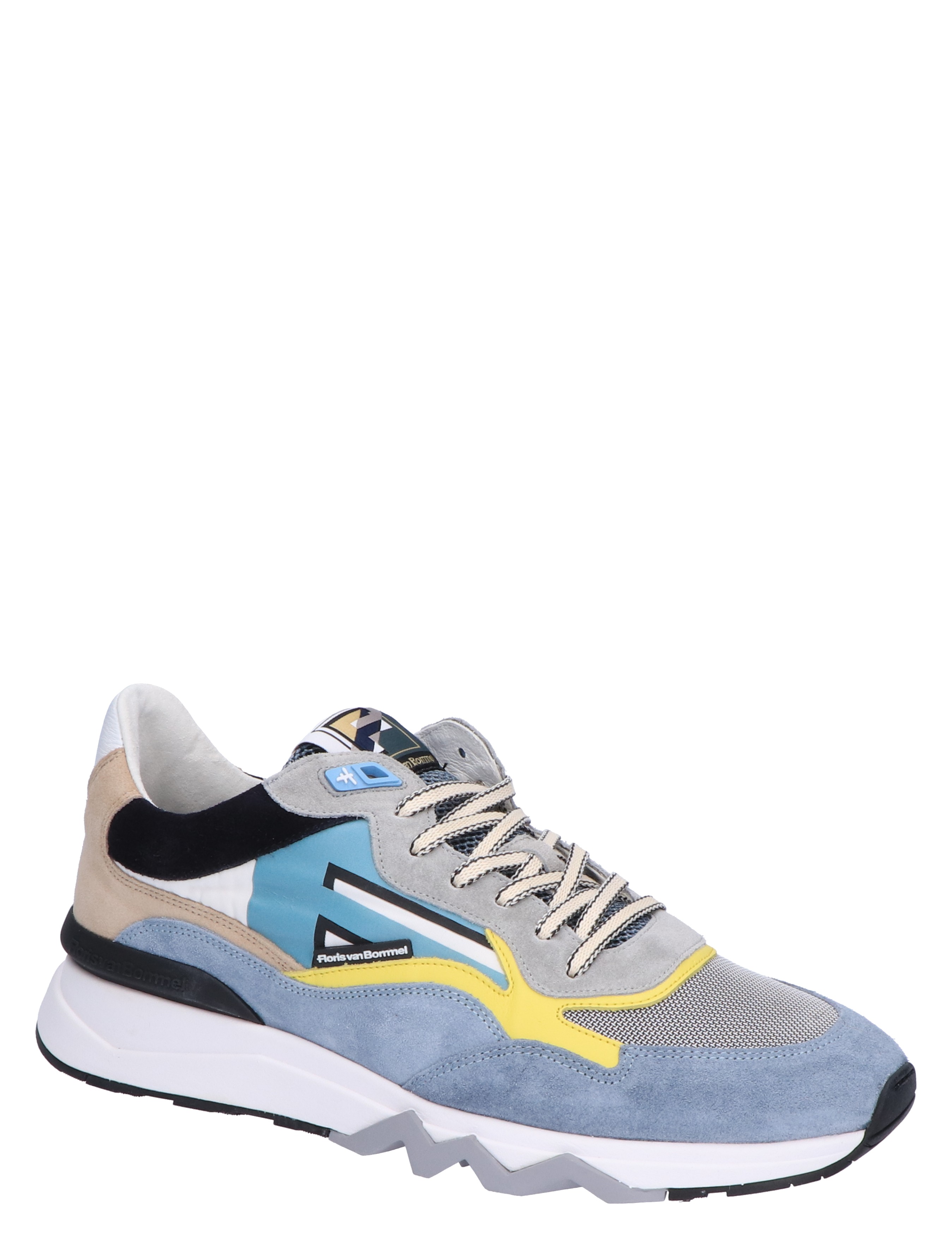 Floris van Bommel - De Zager 42-03 Light Blue G+ Wijdte - Heren - Lage Sneakers - Sneakers - 47123_33_3