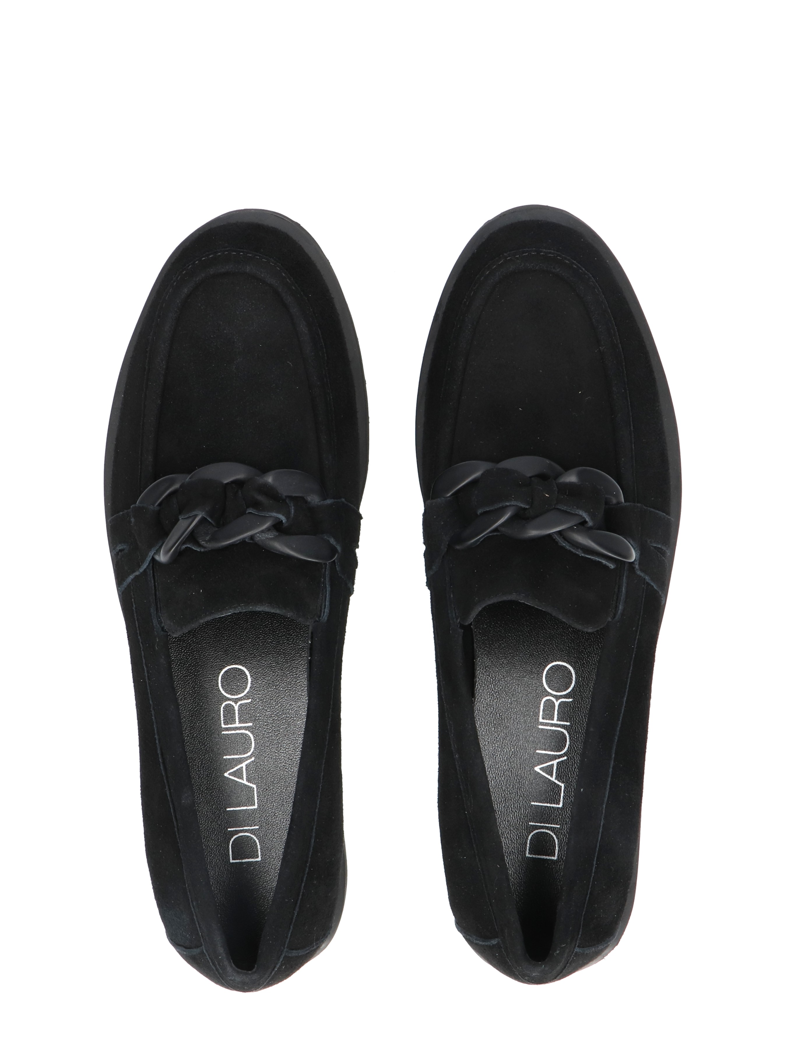 Di Lauro - Celestina Black Suede - Dames - Loafers - 49492_11_7
