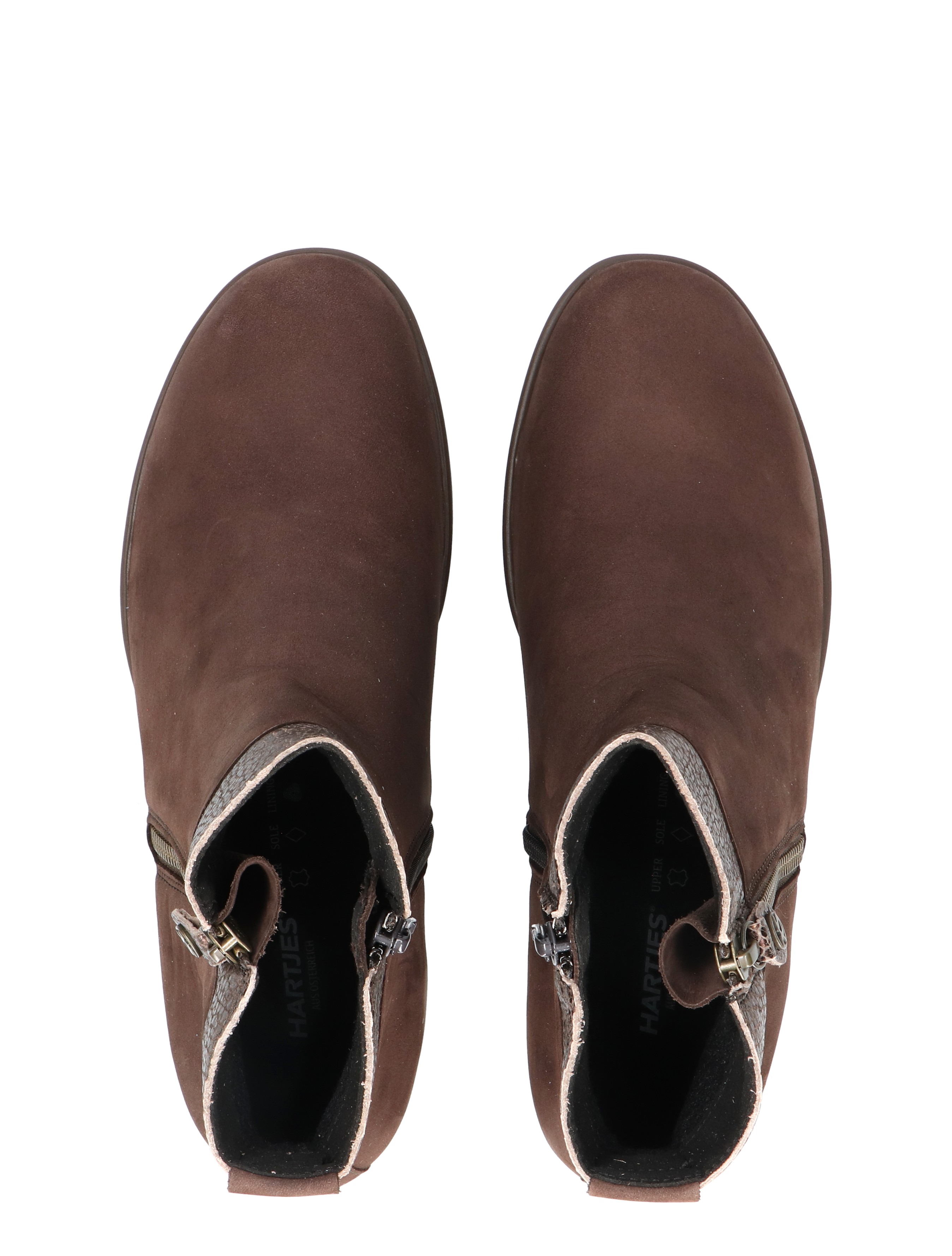 Hartjes - XS Hip Hop Boot Dark Brown H-Wijdte - Dames - Boots - Enkellaarsjes - 48893_22_7