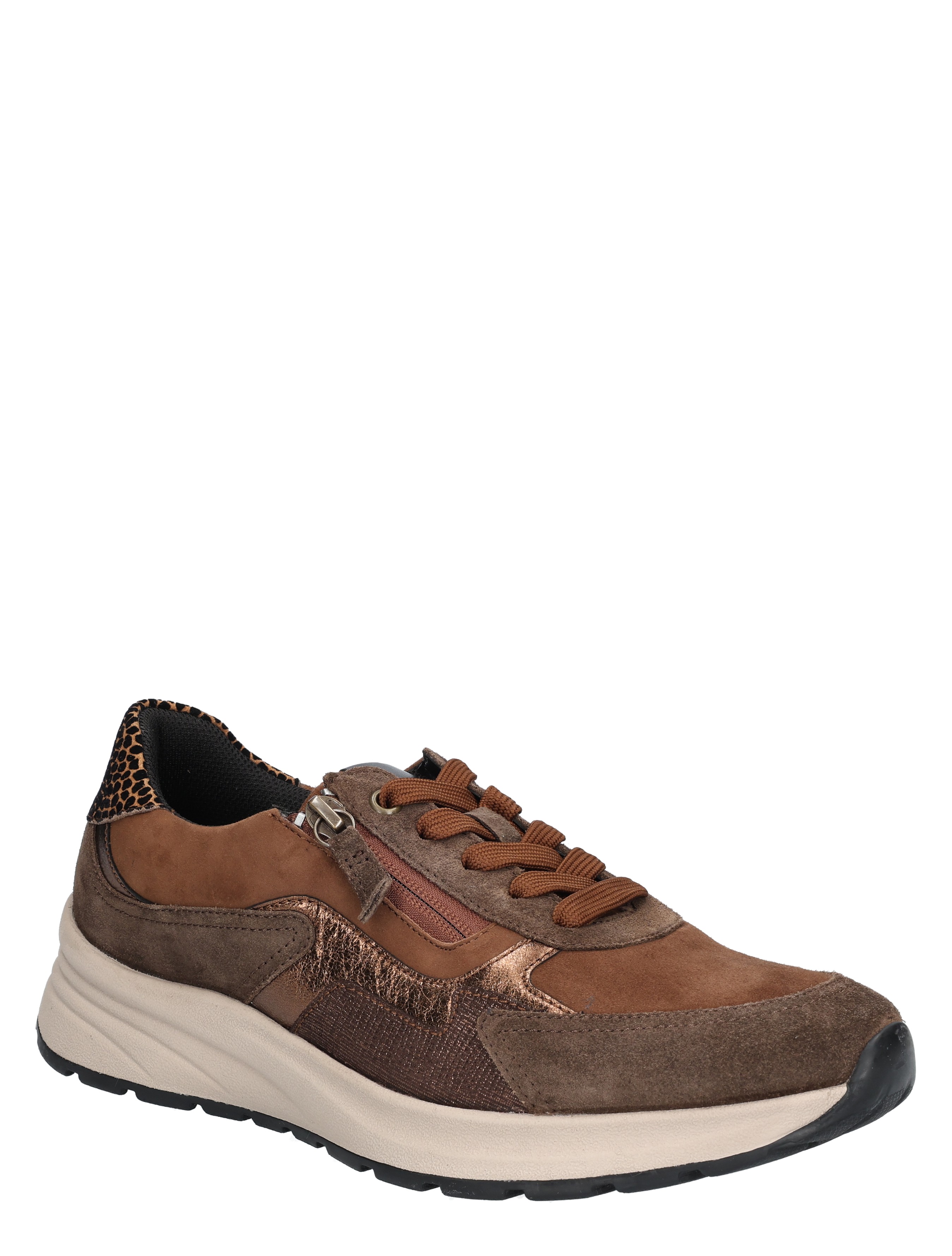 Gabor - 76.598.33 Bronze K-Wijdte - Dames - Veterschoenen - Casual Veterschoenen - 48909_22_3