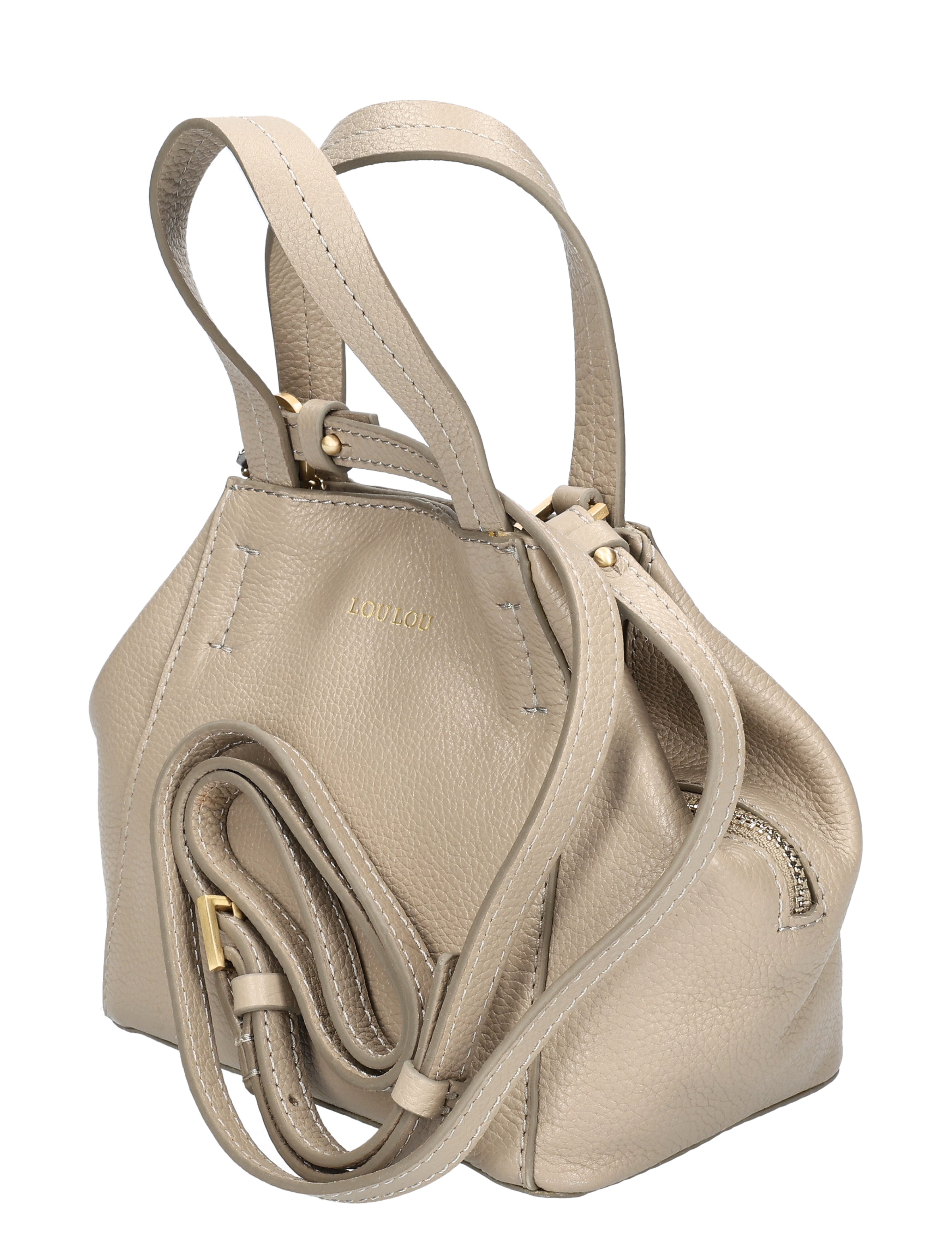 LouLou Essentiels - Elodie 128 Soft Sepia - Dames - Schoudertassen - 50823_77_2