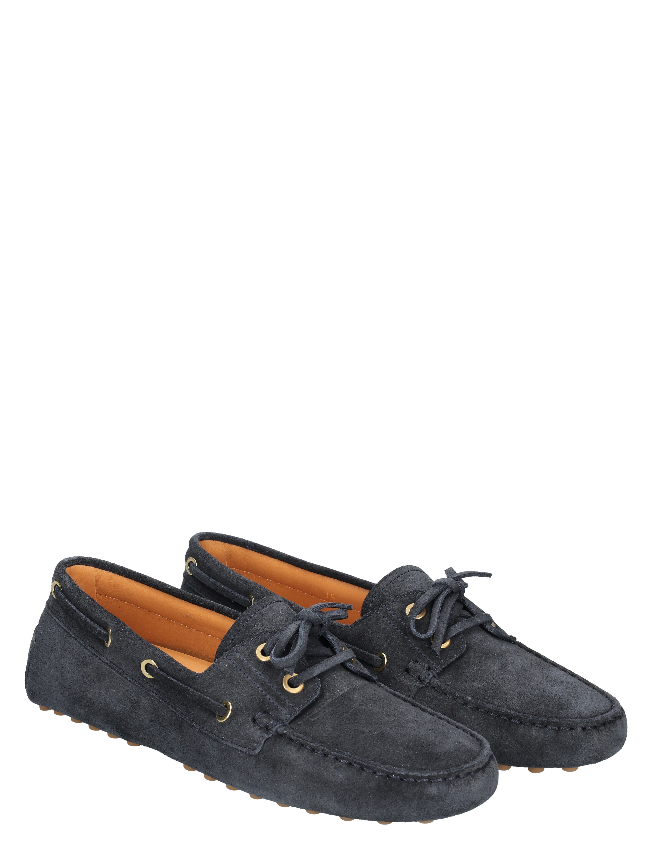 Tods - Gominno in Suede B015 Blue - Dames - Veterschoenen - Nette Veterschoenen - 49661_33_6