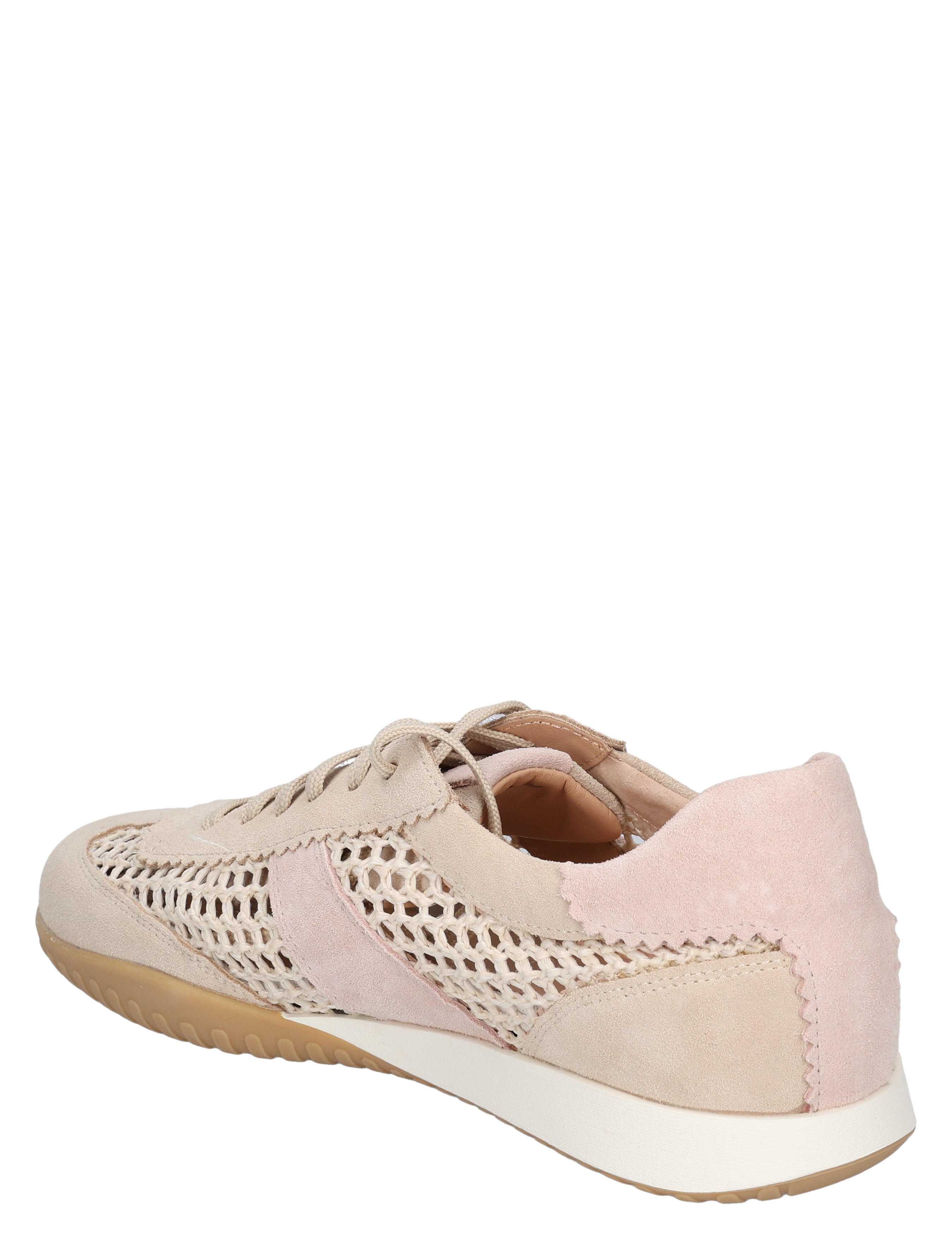sneaker, mesh, netting, suede, pink
