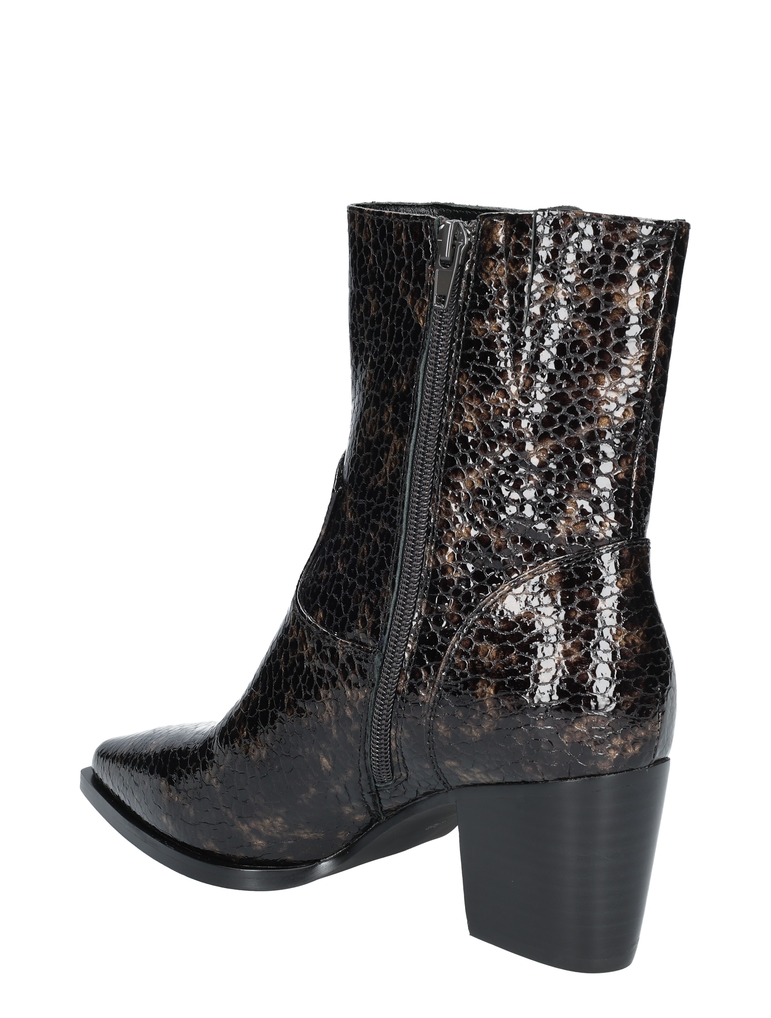 Di Lauro - Carla Brown Patent - Dames - Boots - Enkellaarsjes - 49516_20_4