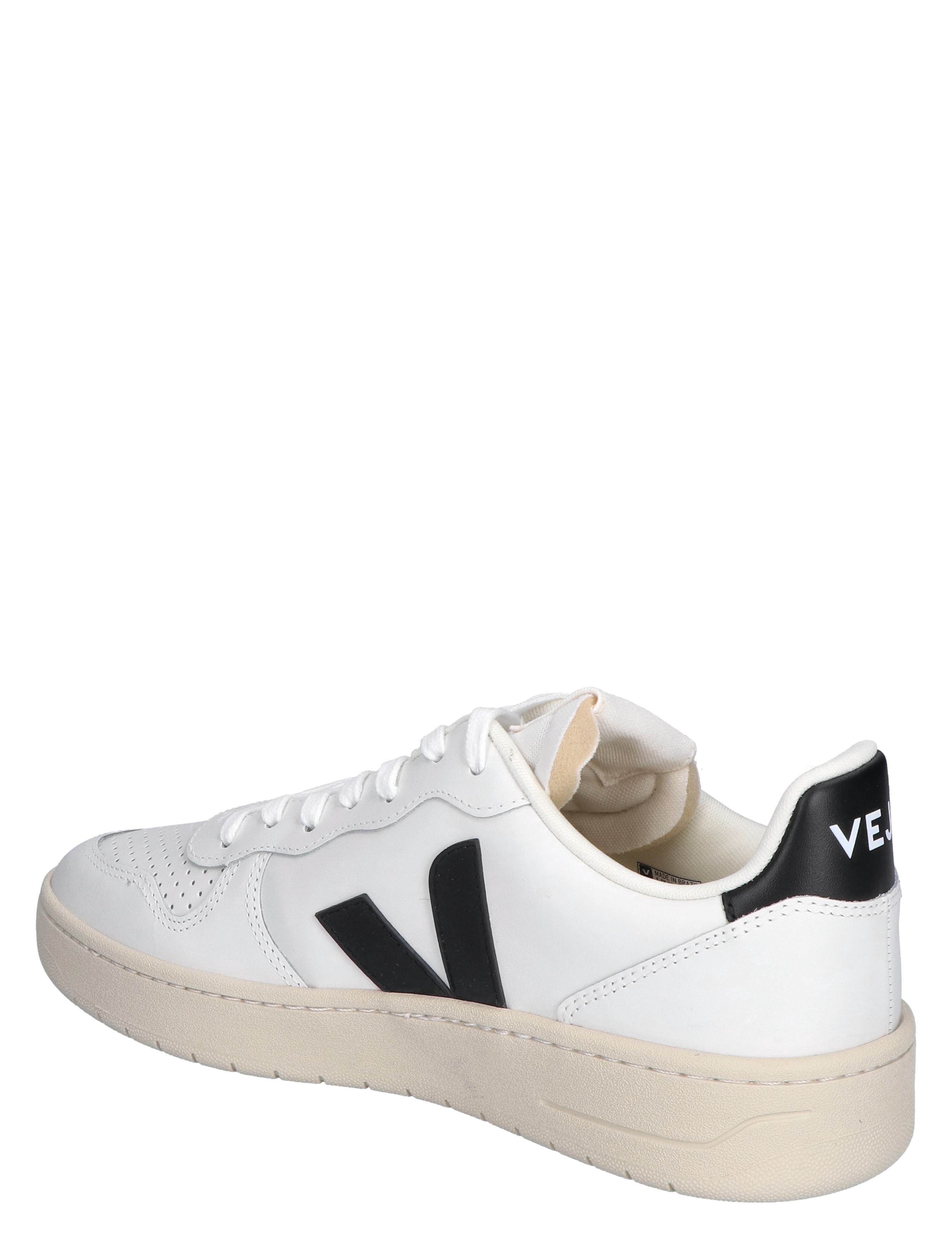 V-10 Prime Mens Leather White Black