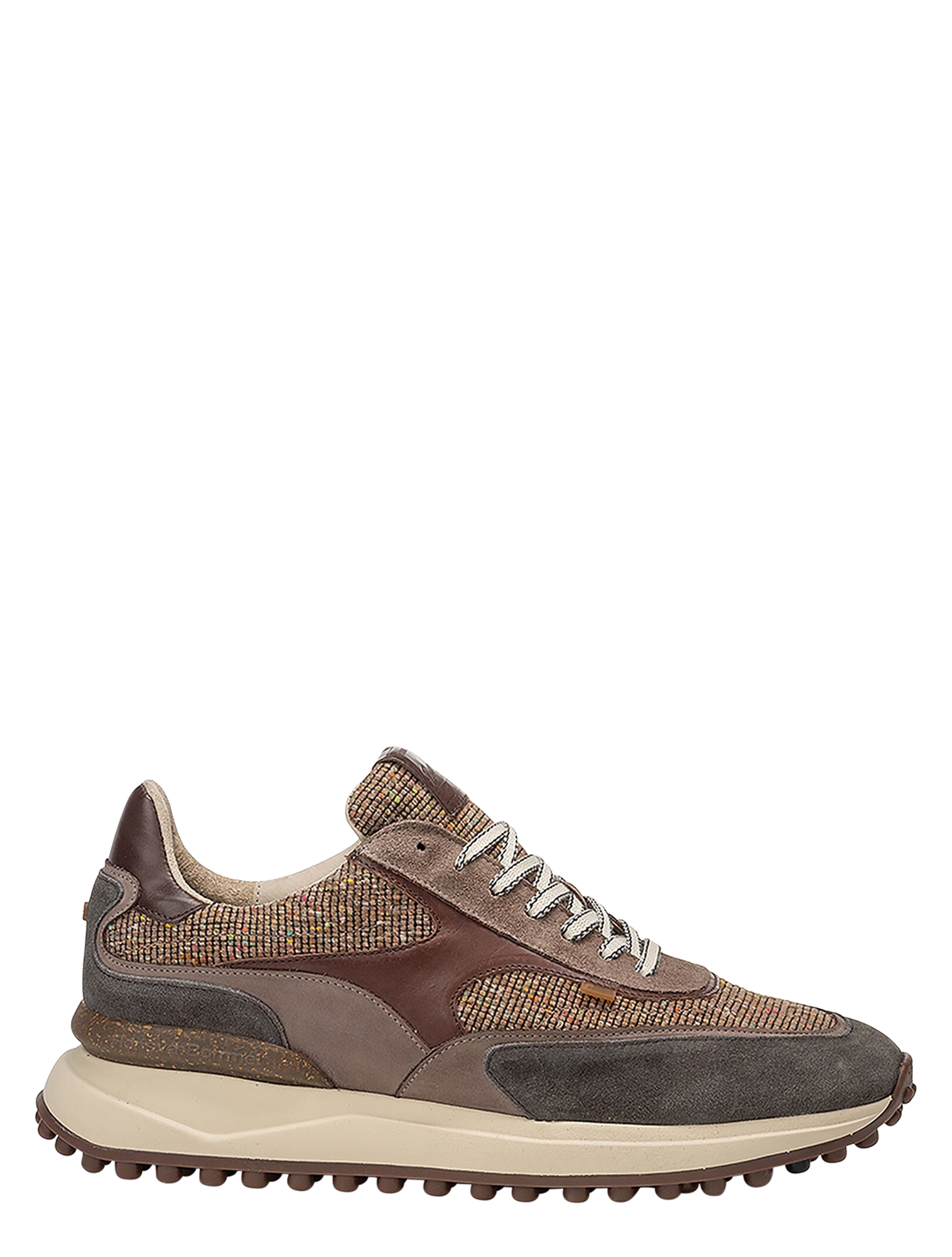 Floris van Bommel - Noppi SFM-10252 43.03 Taupe G+ Wijdte - Heren - Lage Sneakers - Sneakers - 50126_77_1