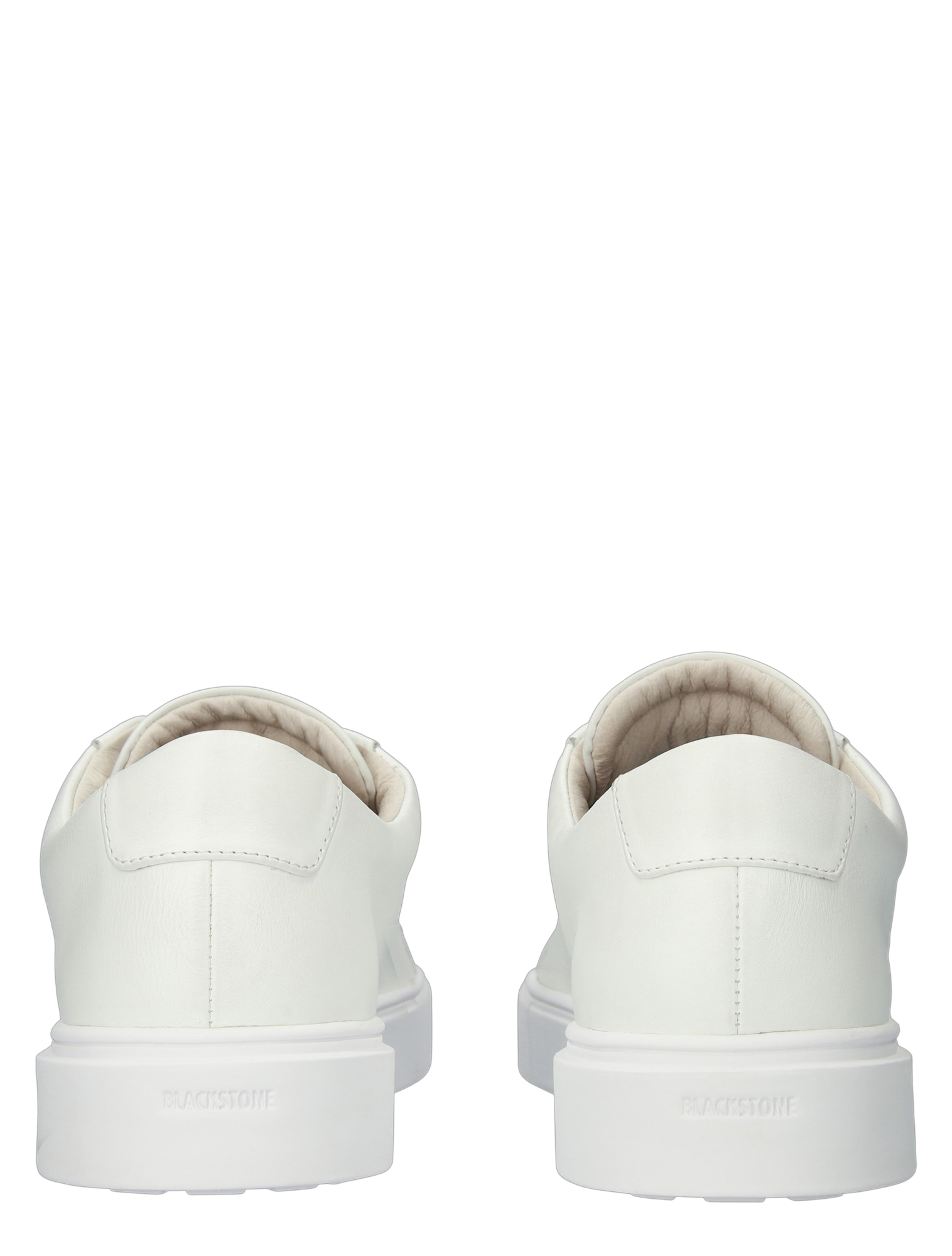 white sneakers, leer, laag, achterkant