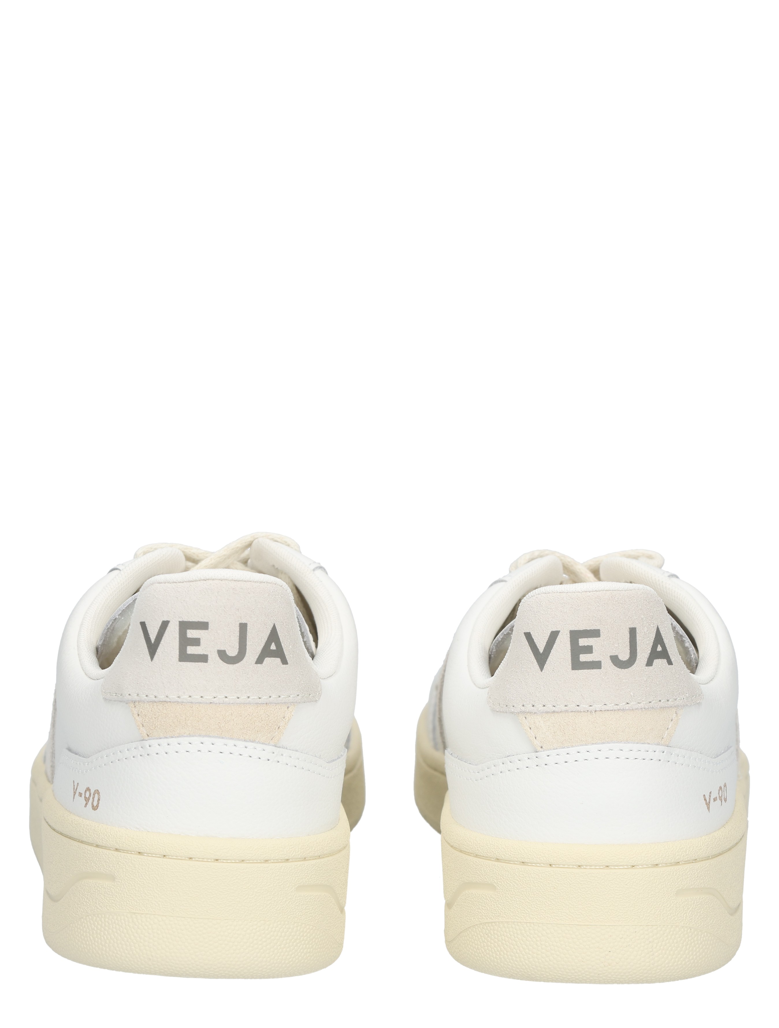 Veja - V-90 Men Leather VD2003655 Extra White Natural - Heren - Lage Sneakers - Sneakers - 48204_87_6