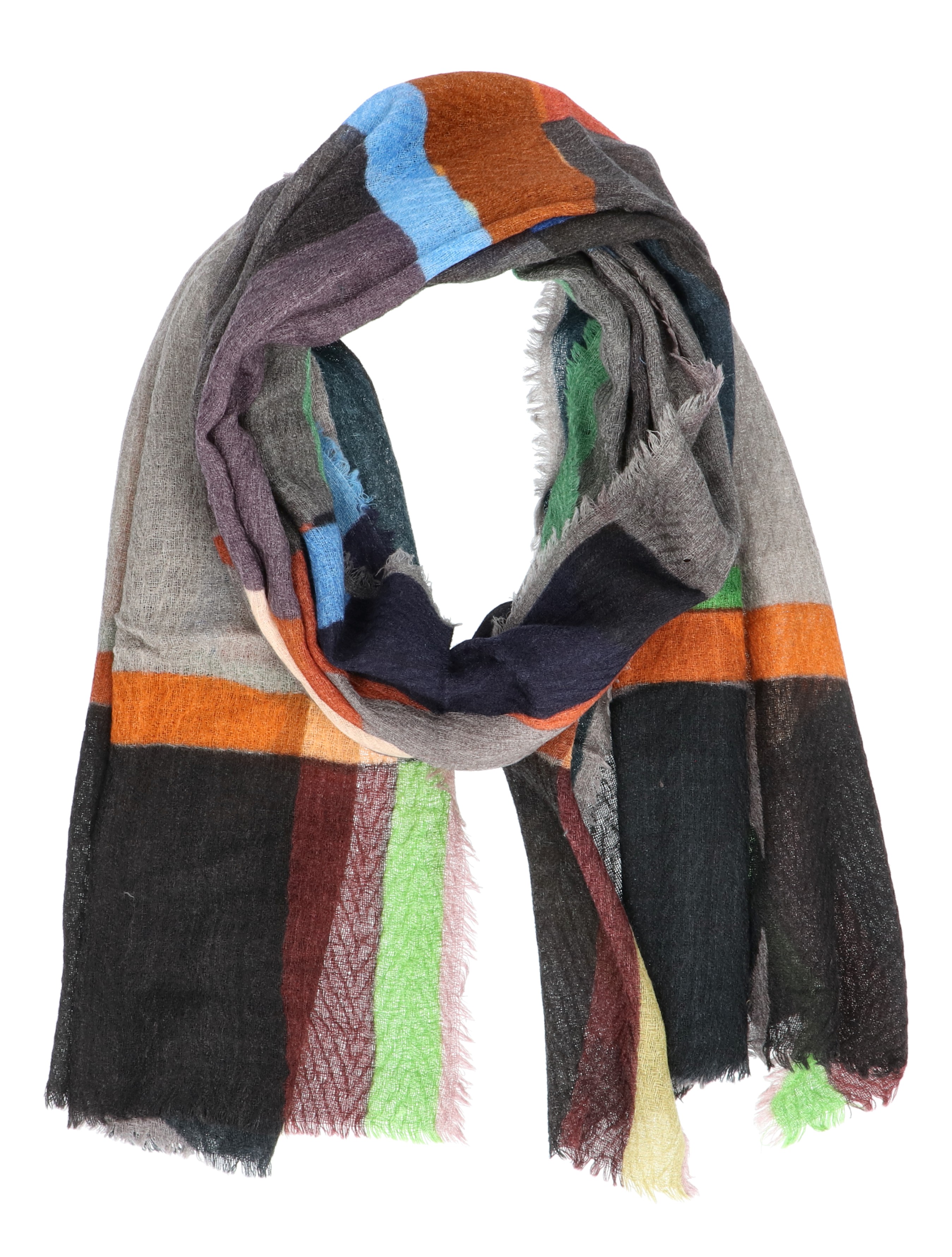 P-Modekontor - 3458557 Brown - Dames - Sjaals - 46033_22_1