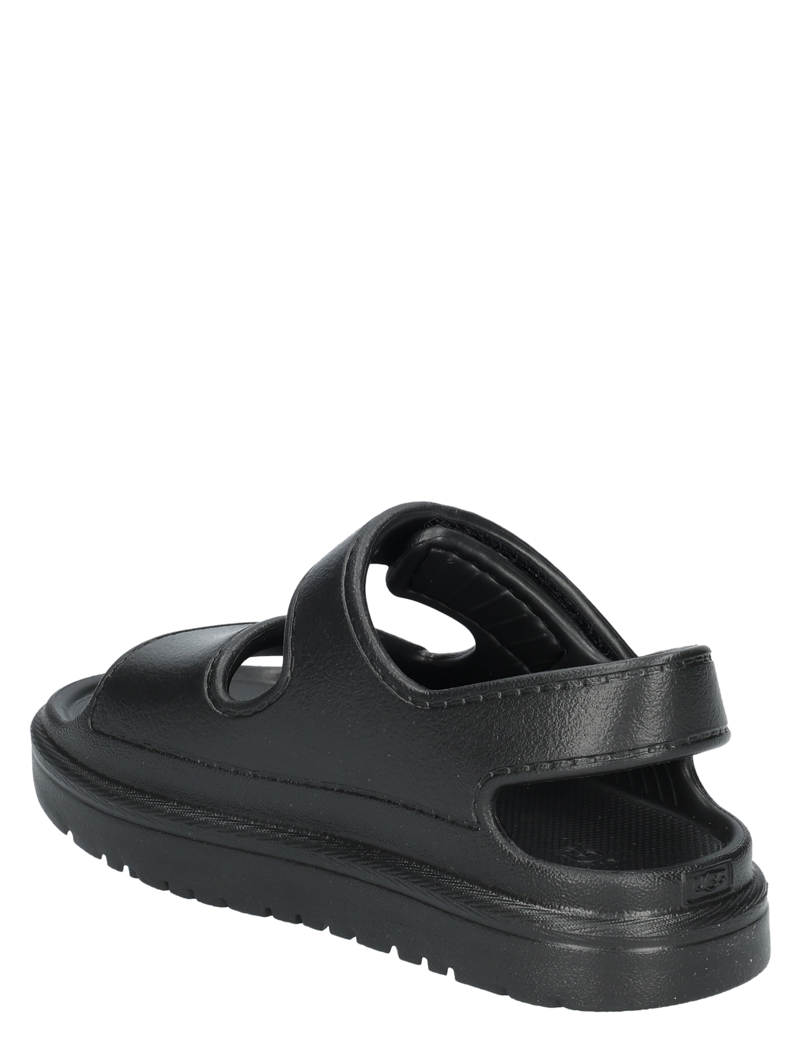 sandaal, open sandaal, zwart, volledig open, kunststof