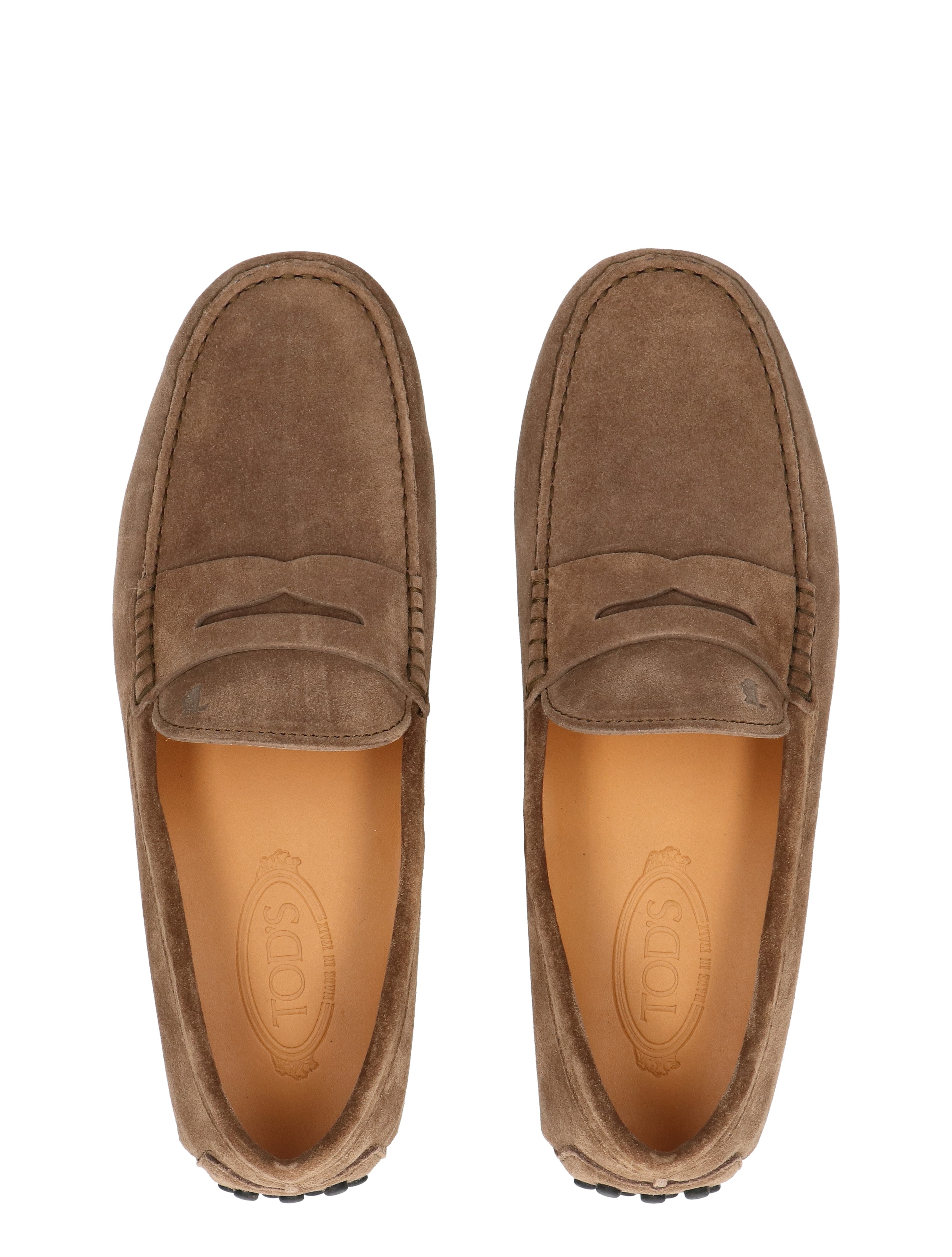 Tods - Gommino in Suede S818 Brown - Heren - Loafers - 49664_22_8