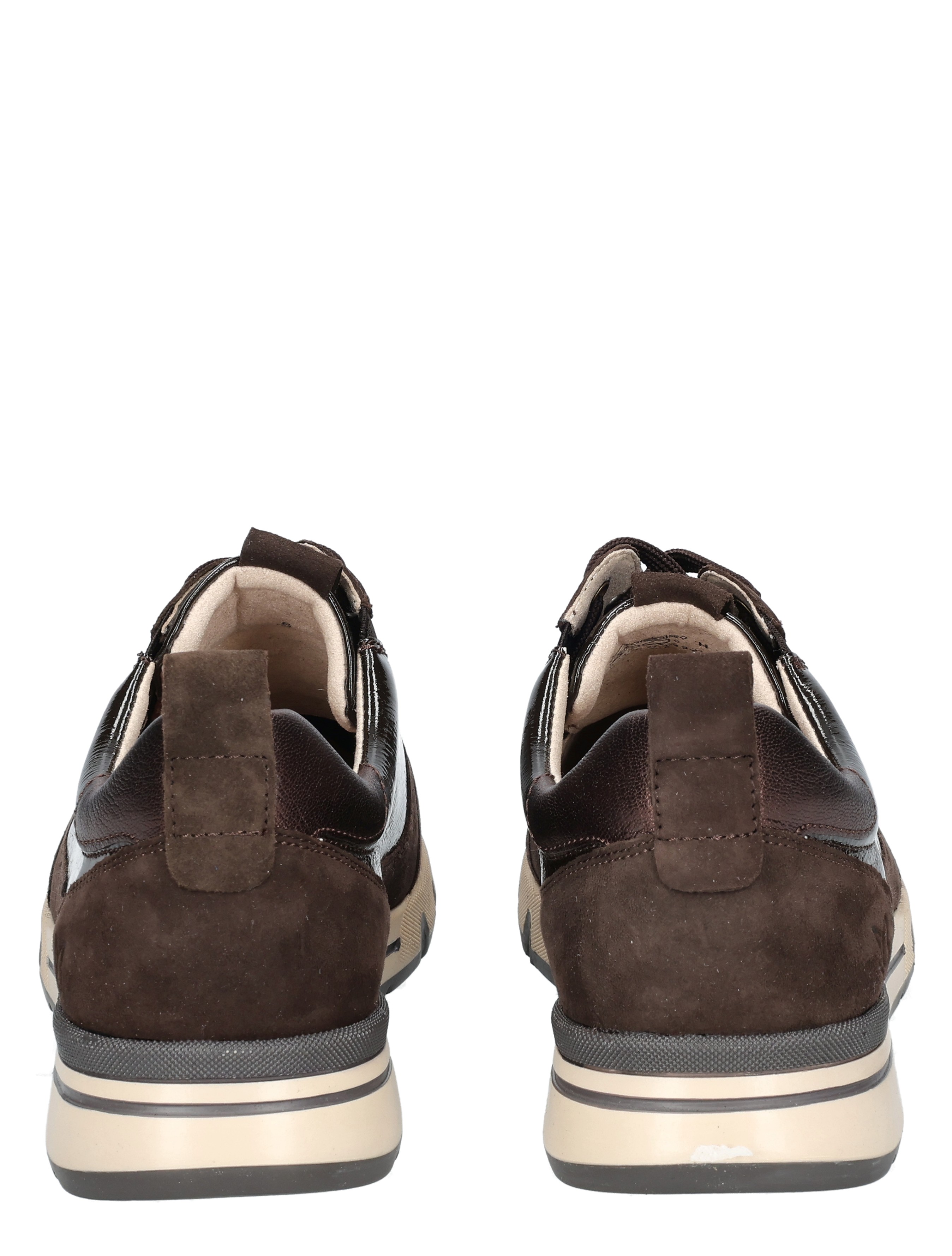 sneaker, donkerbruin, suede, canvas, zachte-voering