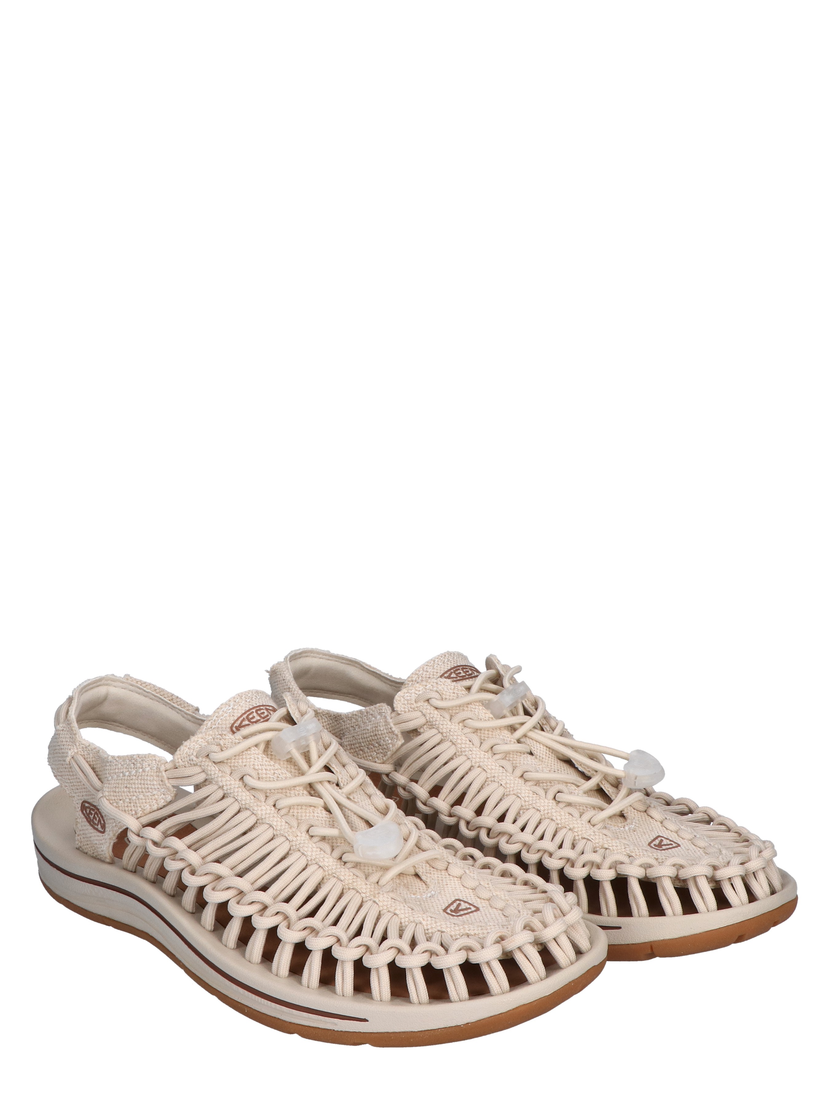 Keen Footwear - Uneek Canvas Open Air Sneaker Dames Natural - Dames - Sandalen - 44813_77_5