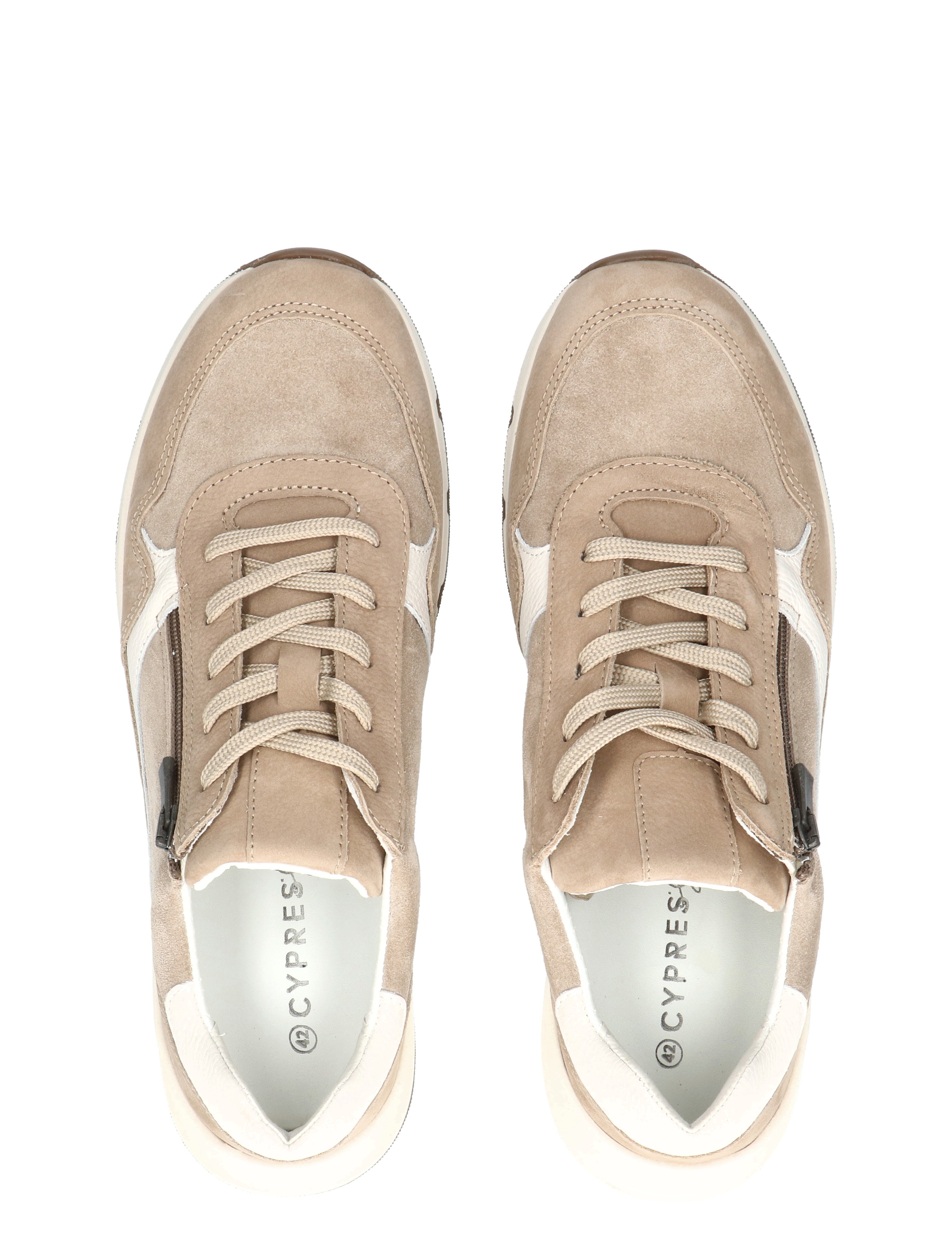 Cypres Soft - Zam 2615627 1628 12376 Taupe Nubuk - Heren - Veterschoenen - Casual Veterschoenen - 50841_77_8