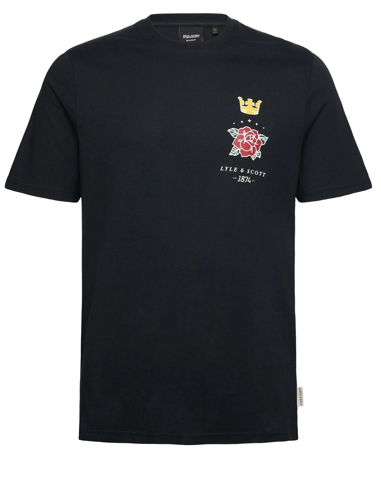 Lyle and Scott - Graphic T-shirt Dark Blue - Heren - T-Shirts & Polos - 48544_33_1