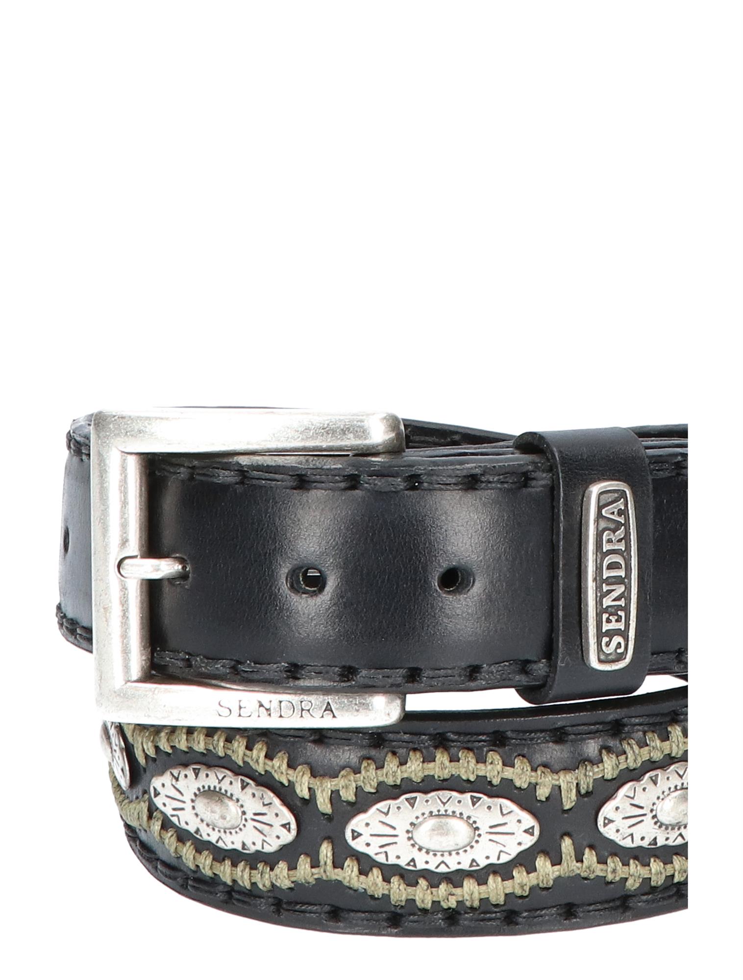 Sendra - 7606 Riem Black - Dames - Heren - Riemen - Riemen - 10997_11_5