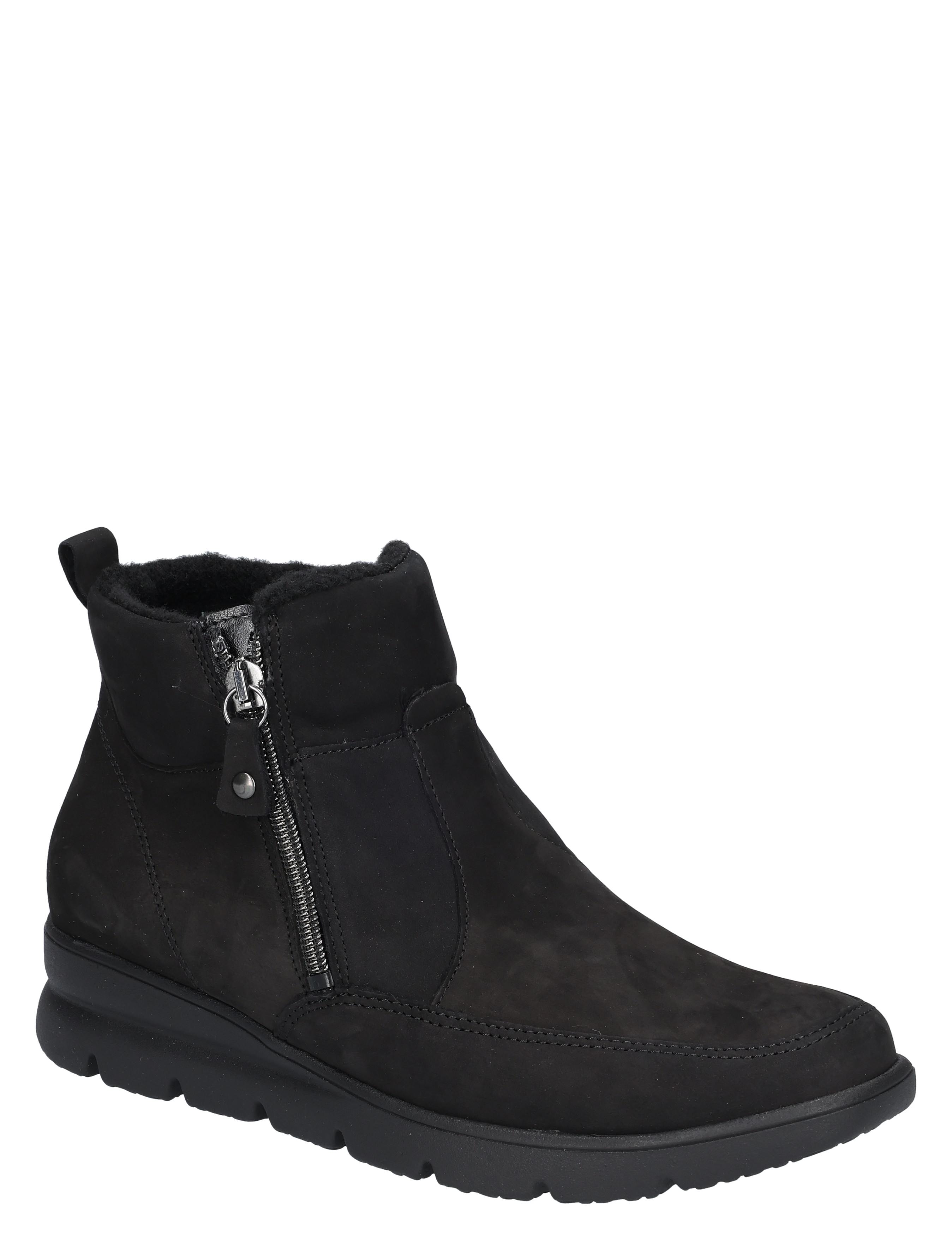 laars, boot, zwart, black, vachtvoering