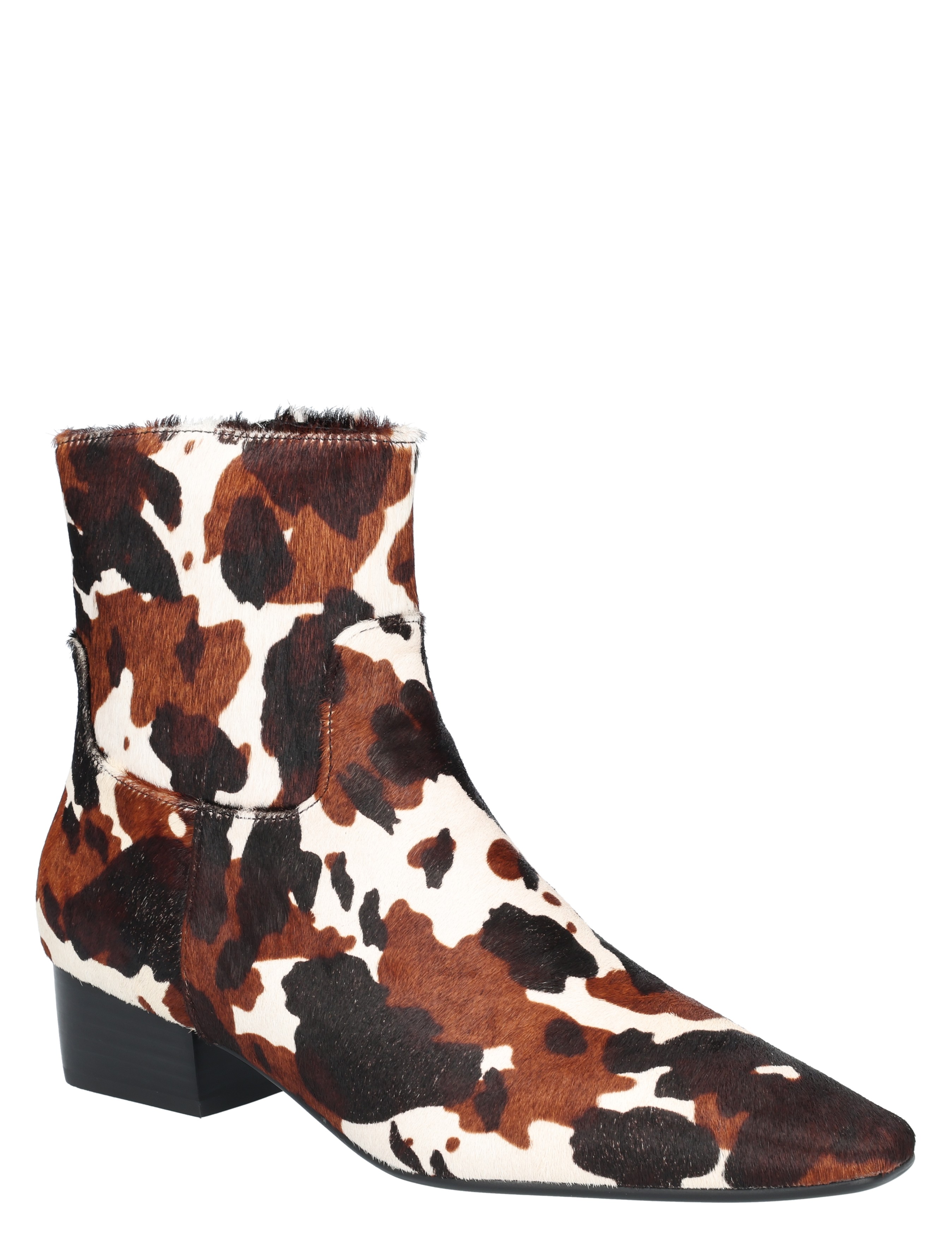 Di Lauro - Carabella White Brown Ponyhair - Dames - Boots - Enkellaarsjes - 49521_82_3