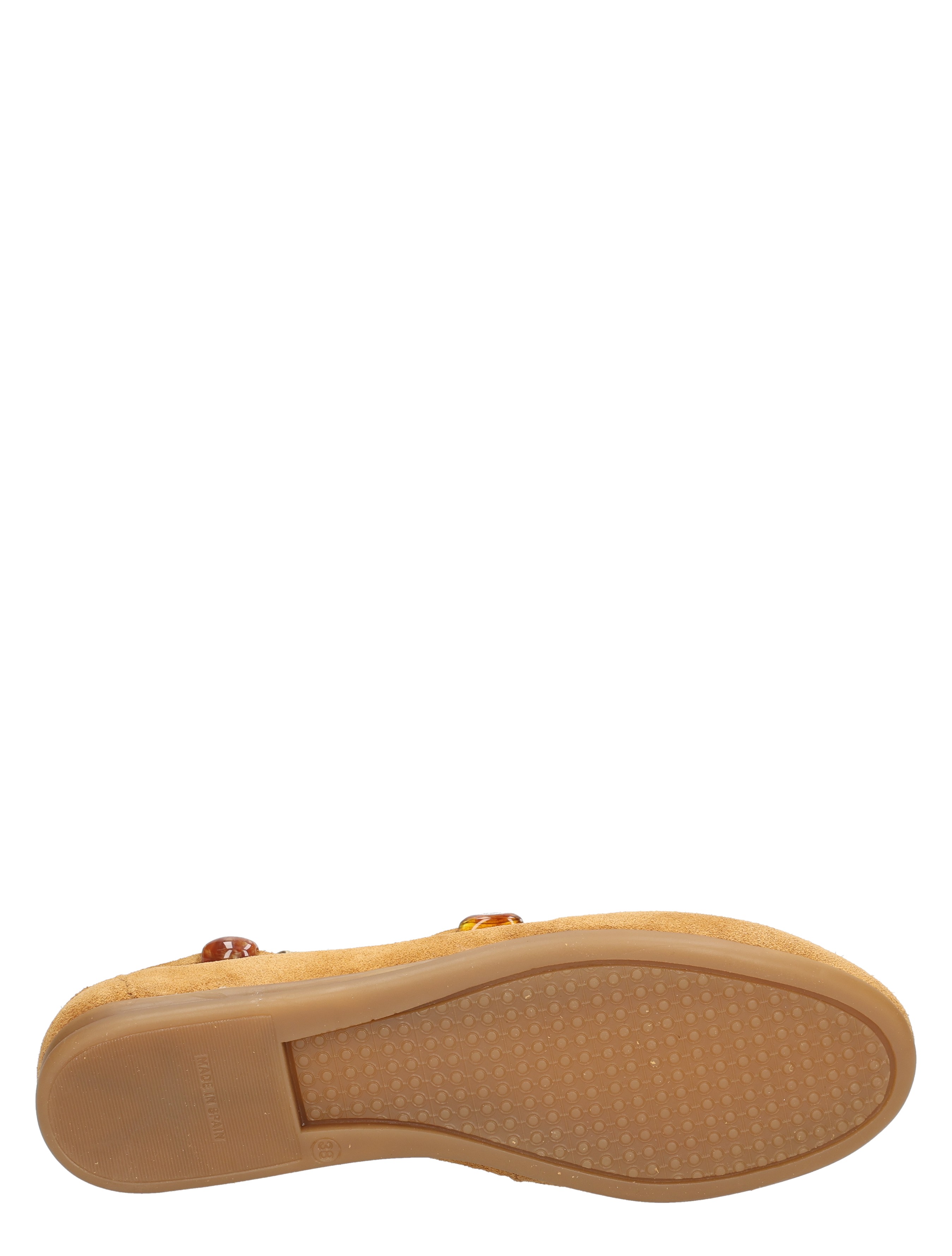 Toral Shoes - Nahua Suede Amber Stones Cognac - Dames - Loafers - 50928_22_8