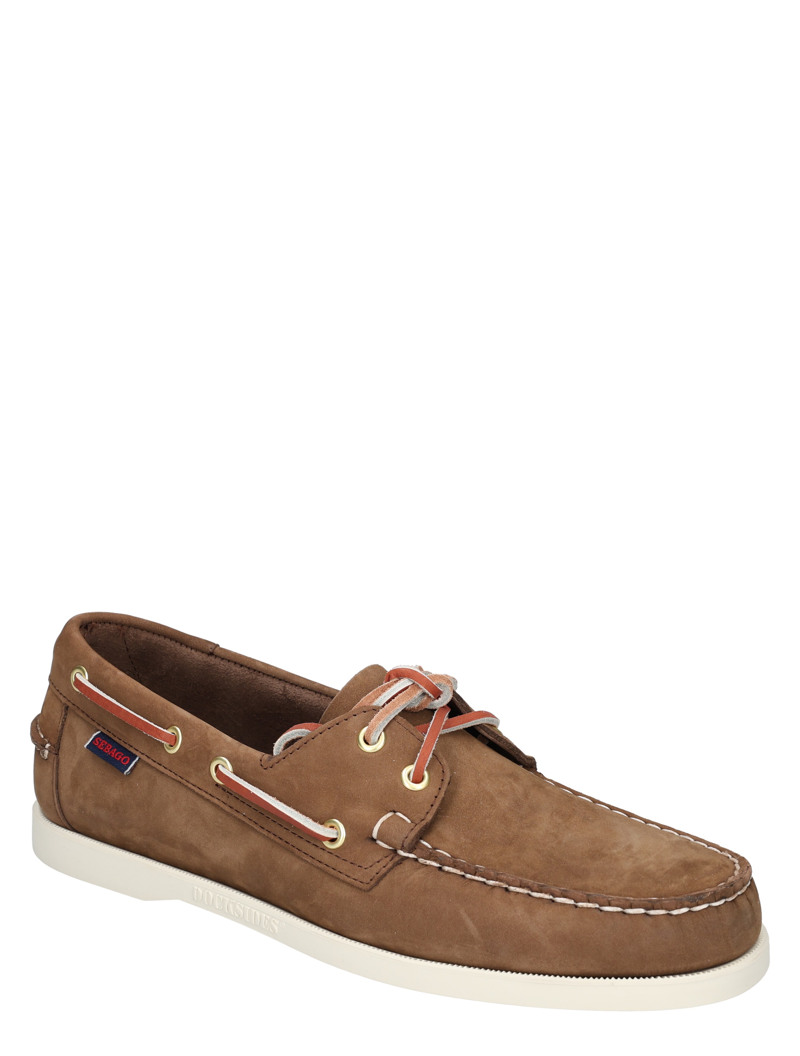 Sebago - Dockside Portland Nubuck ACO Brown - Heren - Moccasins - 49802_22_3