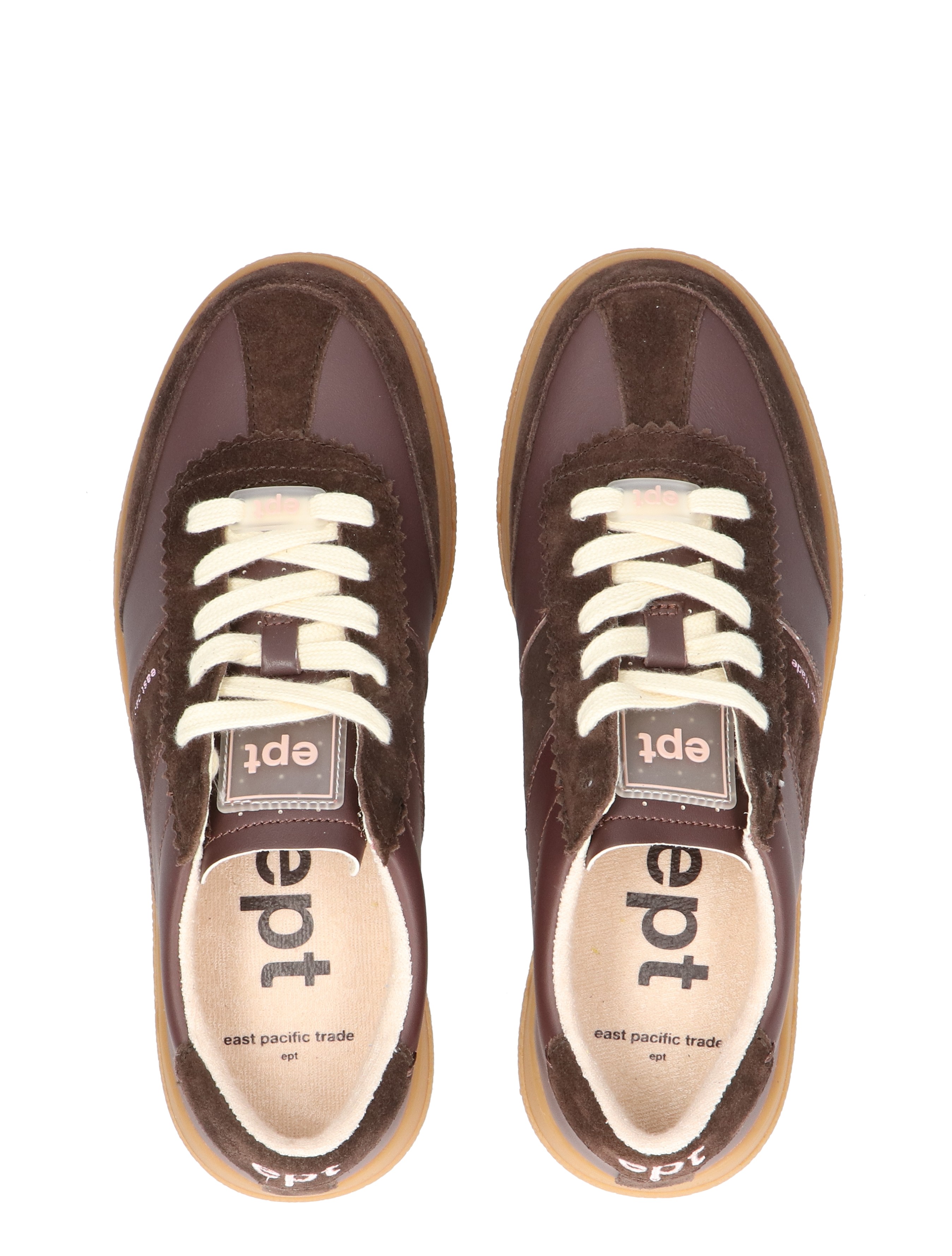 East Pacific Trade - Santos Burgundy Brown - Sneakers - Dames - Lage Sneakers - 48447_42_7