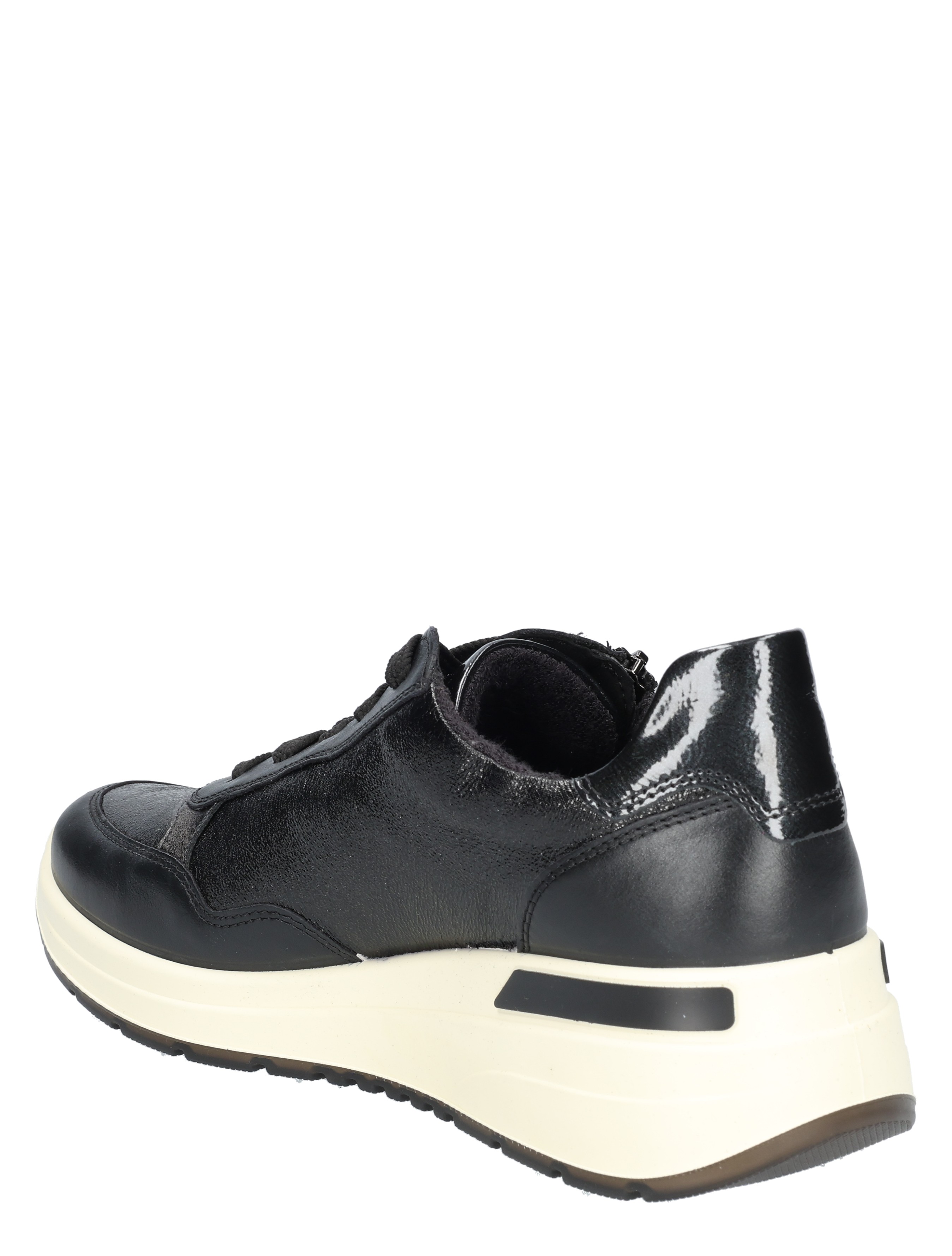 Ara - Garda 12-57702-21 Black Steel H-Wijdte - Dames - Veterschoenen - Casual Veterschoenen - 48836_11_4