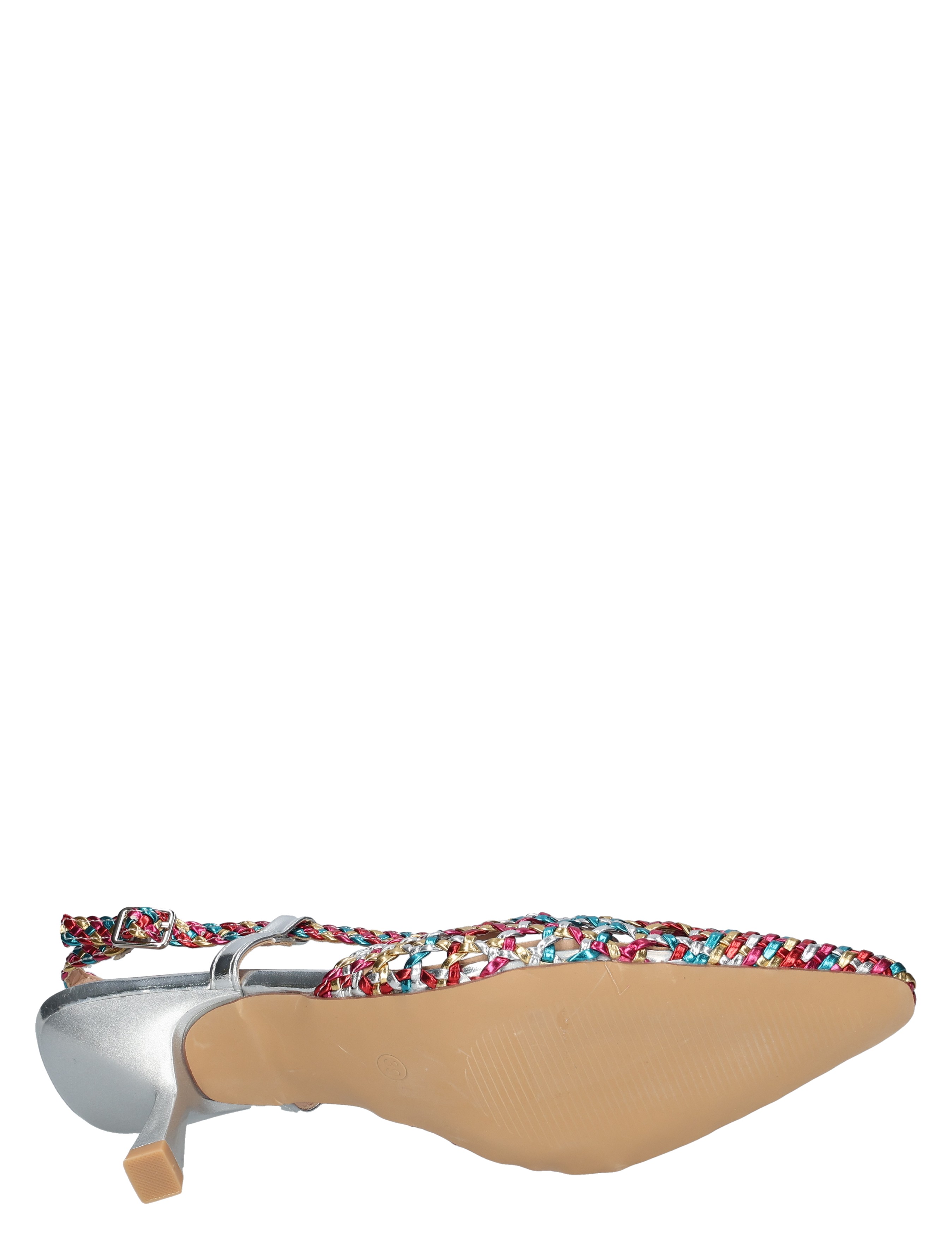 Lisa & Jo - Waqi 2616401 Green Multi - Dames - Slingbacks - 50215_59_8