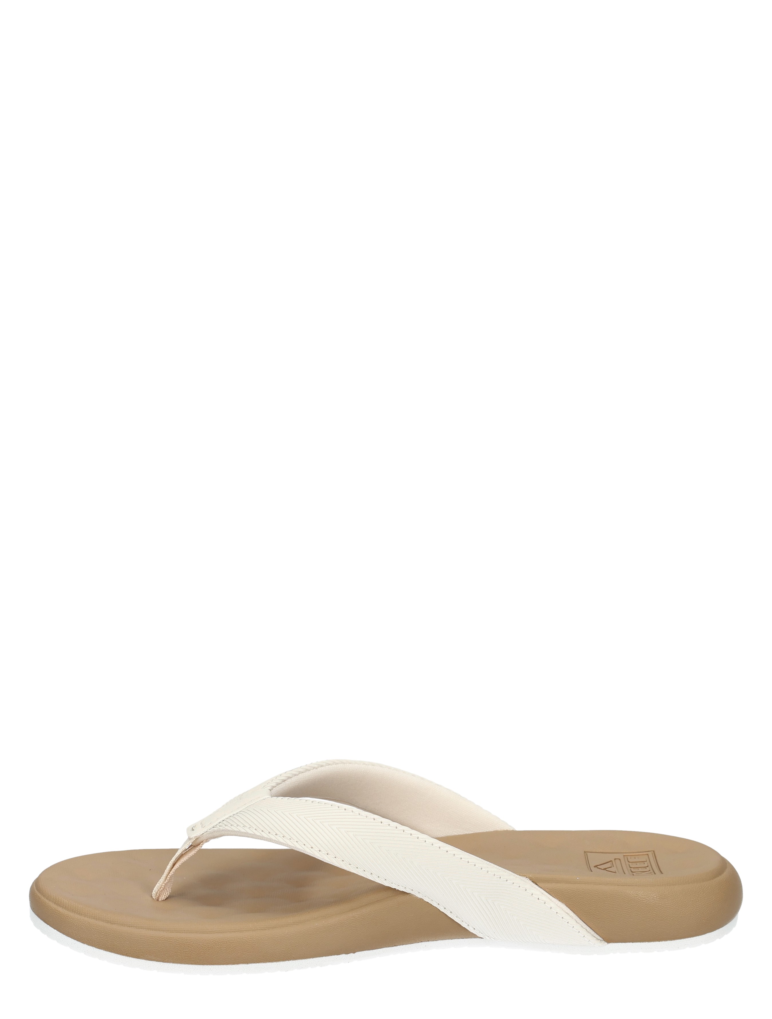 slippers, flip flop, thong sandal, foam sole, beige