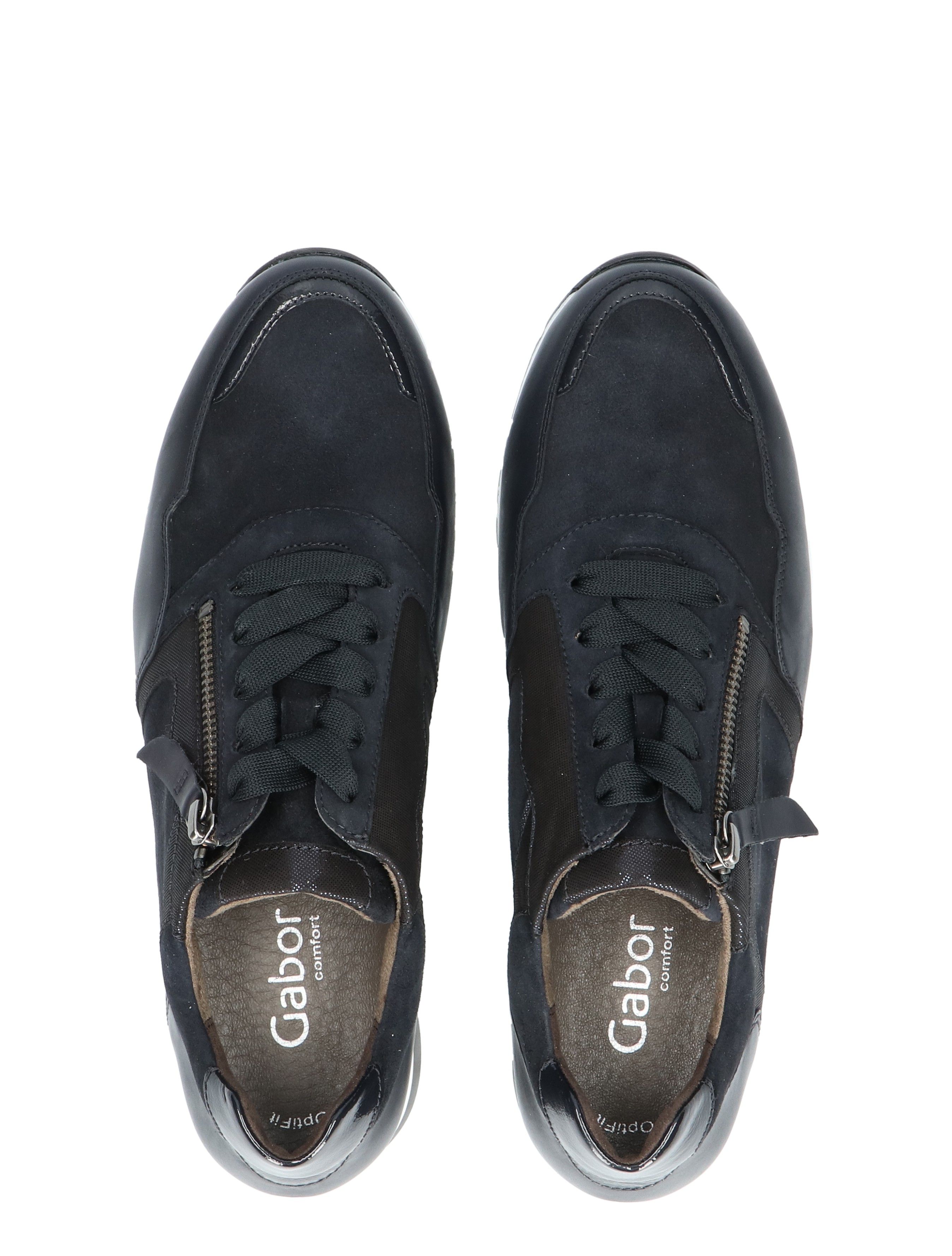 Gabor - 56.438.26 Dark Blue H-wijdte - Dames - Veterschoenen - Casual Veterschoenen - 45118_33_8