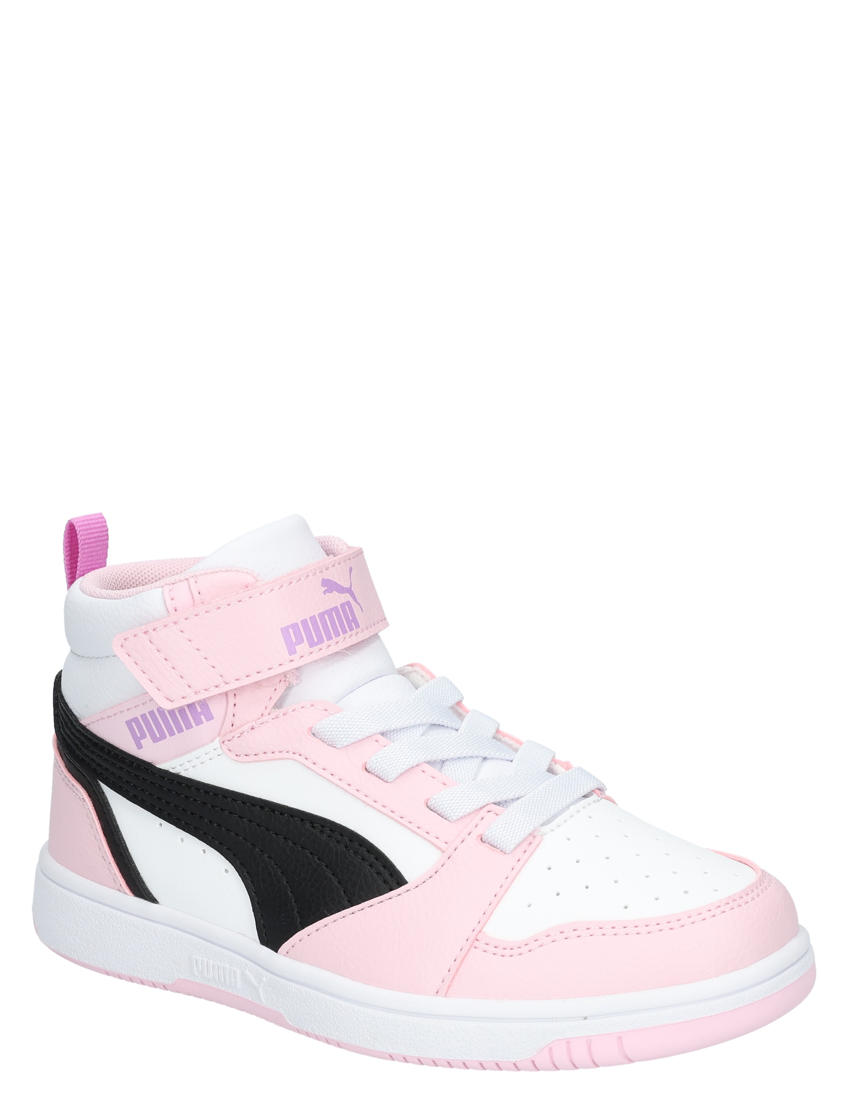 Puma - Rebound V6 Mid White Black Pearl - Meisjes - Sneakers - Hoge Sneakers - 49707_48_3