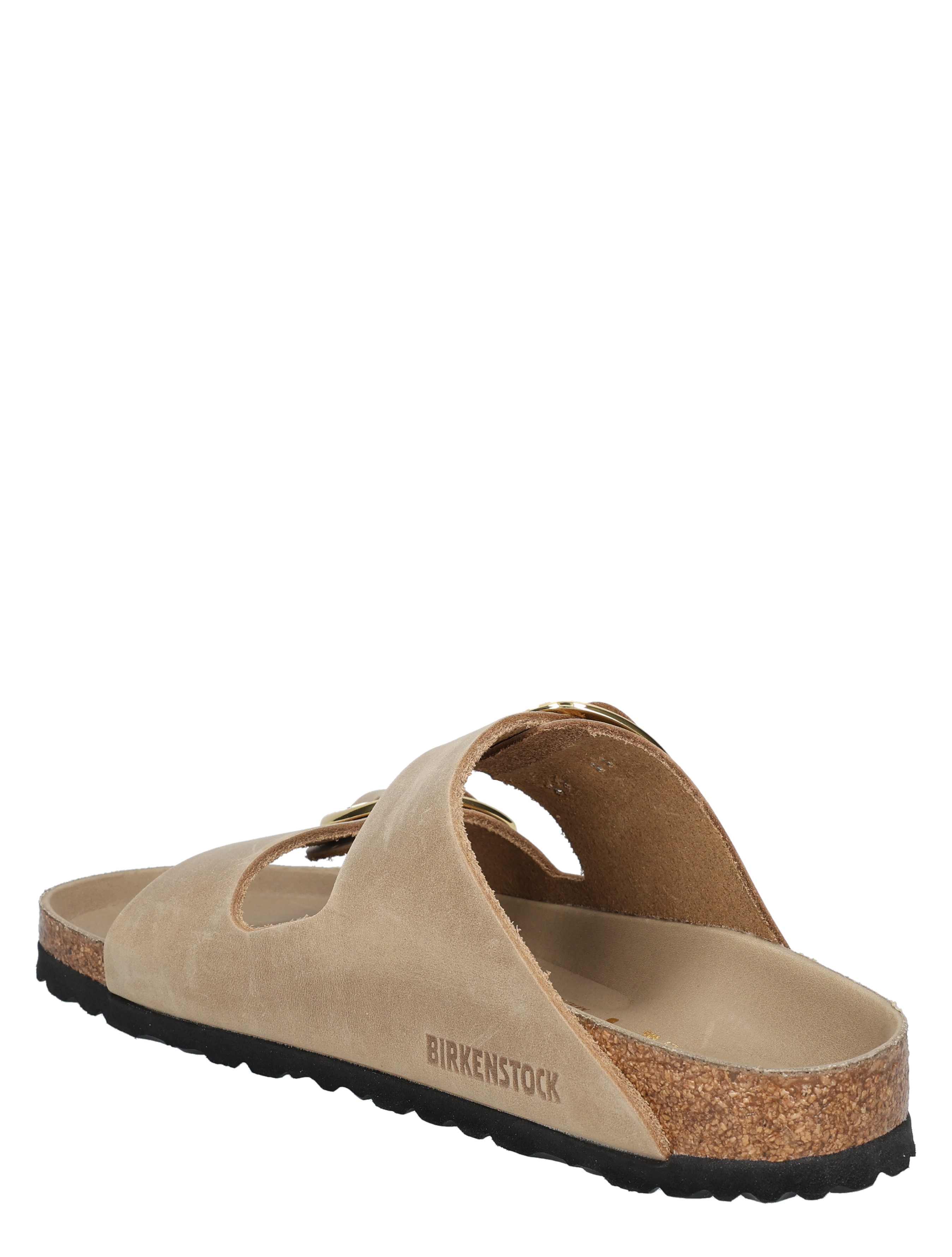 Birkenstock - Arizona Women Big Buckle Nubuck Tobacco Brown Narrow - Dames - Slippers - 48101_02_5