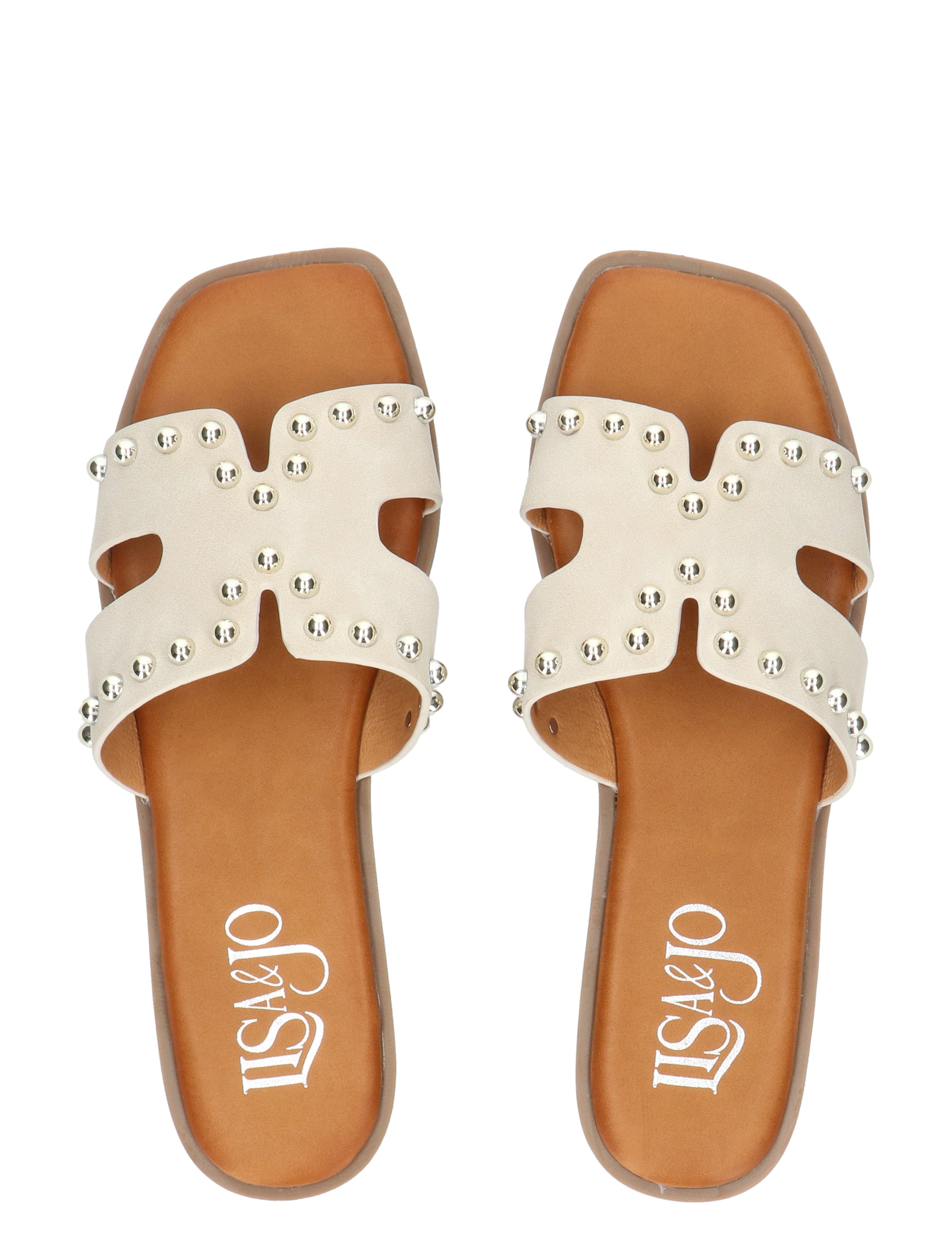 Lisa & Jo - Zakiya Beige - Dames - Muiltjes - 50200_77_1