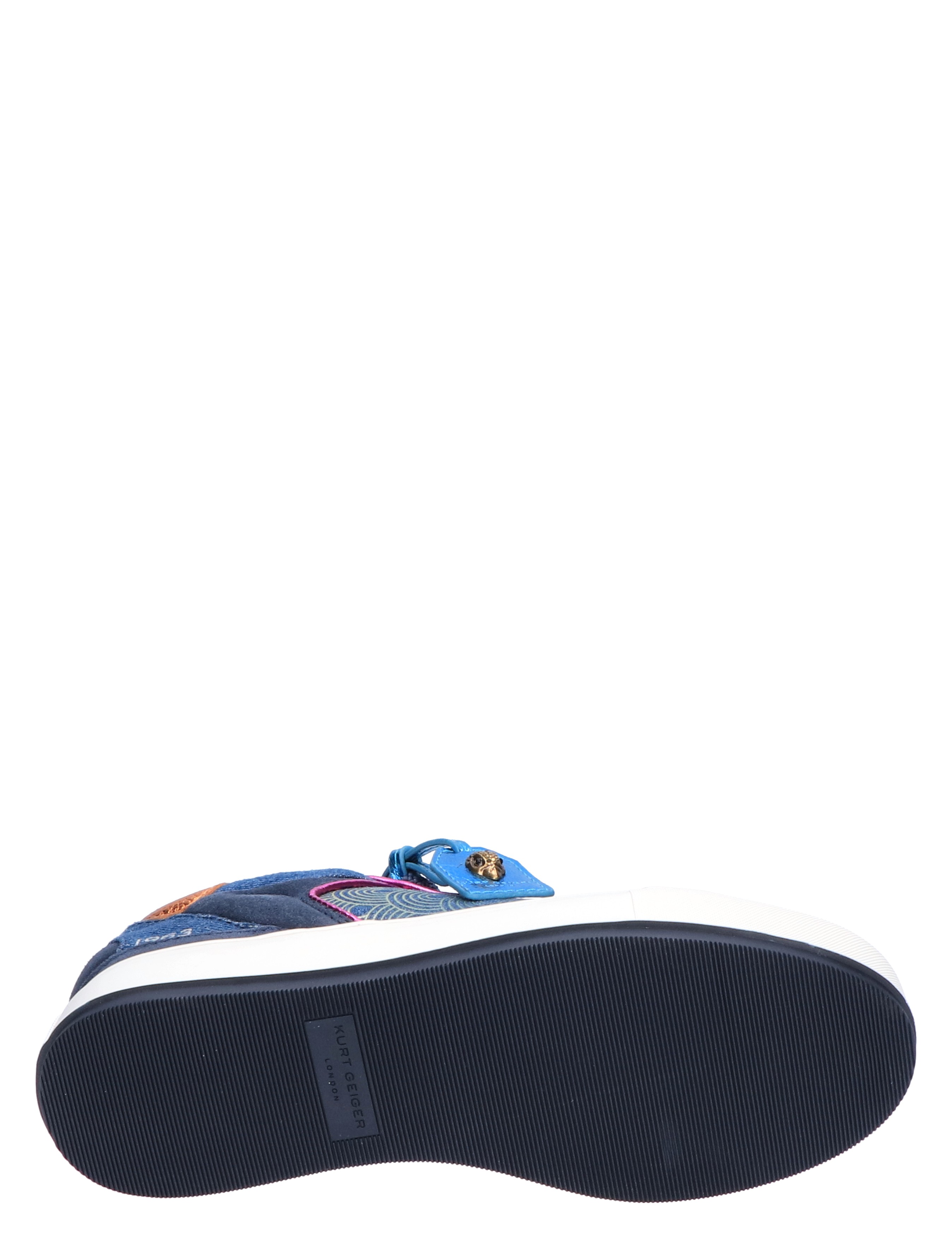 Kurt Geiger - Southbank Tag Sneaker Blue Other - Sneakers - Dames - Lage Sneakers - 46408_33_8