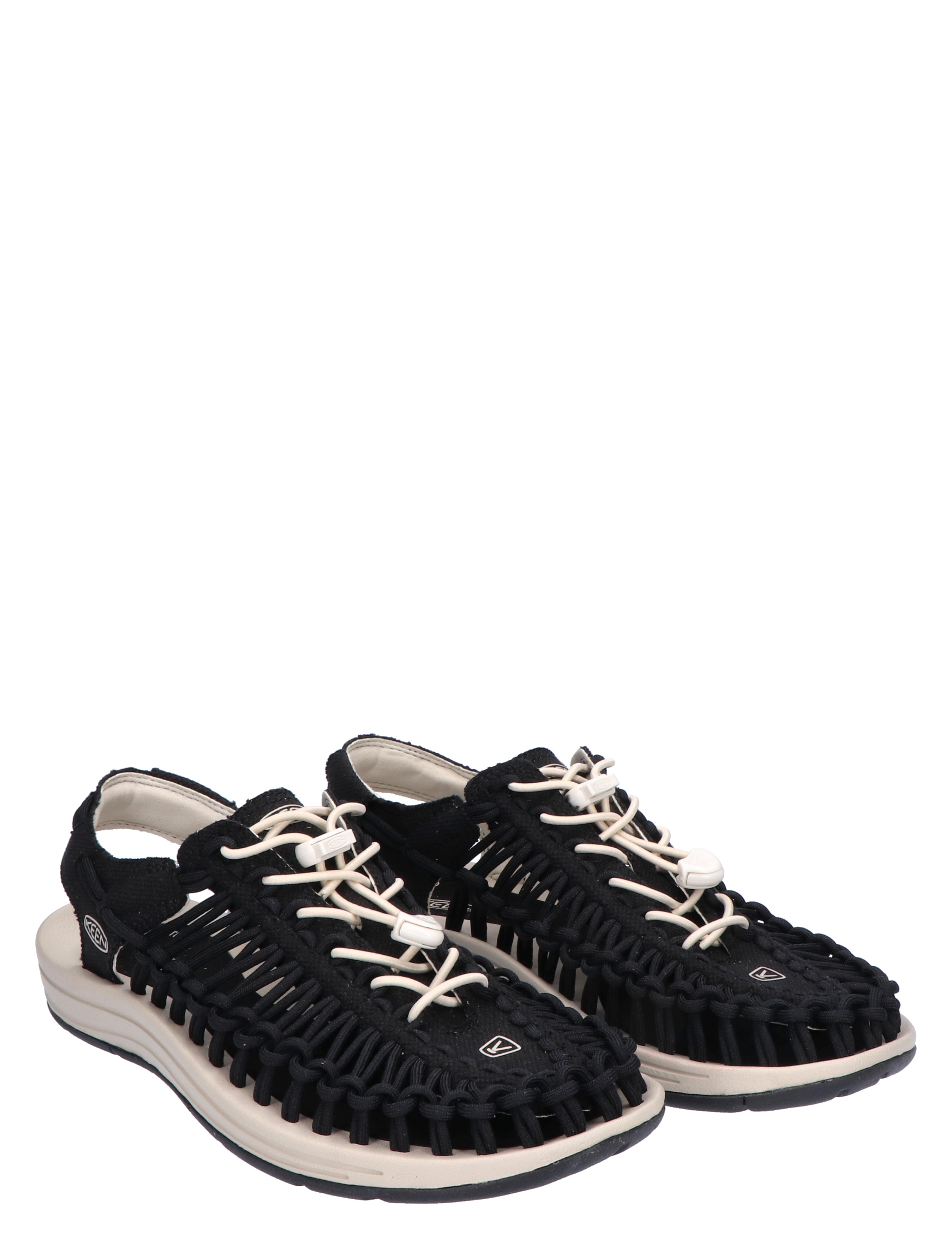 Keen Footwear - Uneek Canvas Open Air Sneaker Dames Black - Dames - Sandalen - 44813_11_5