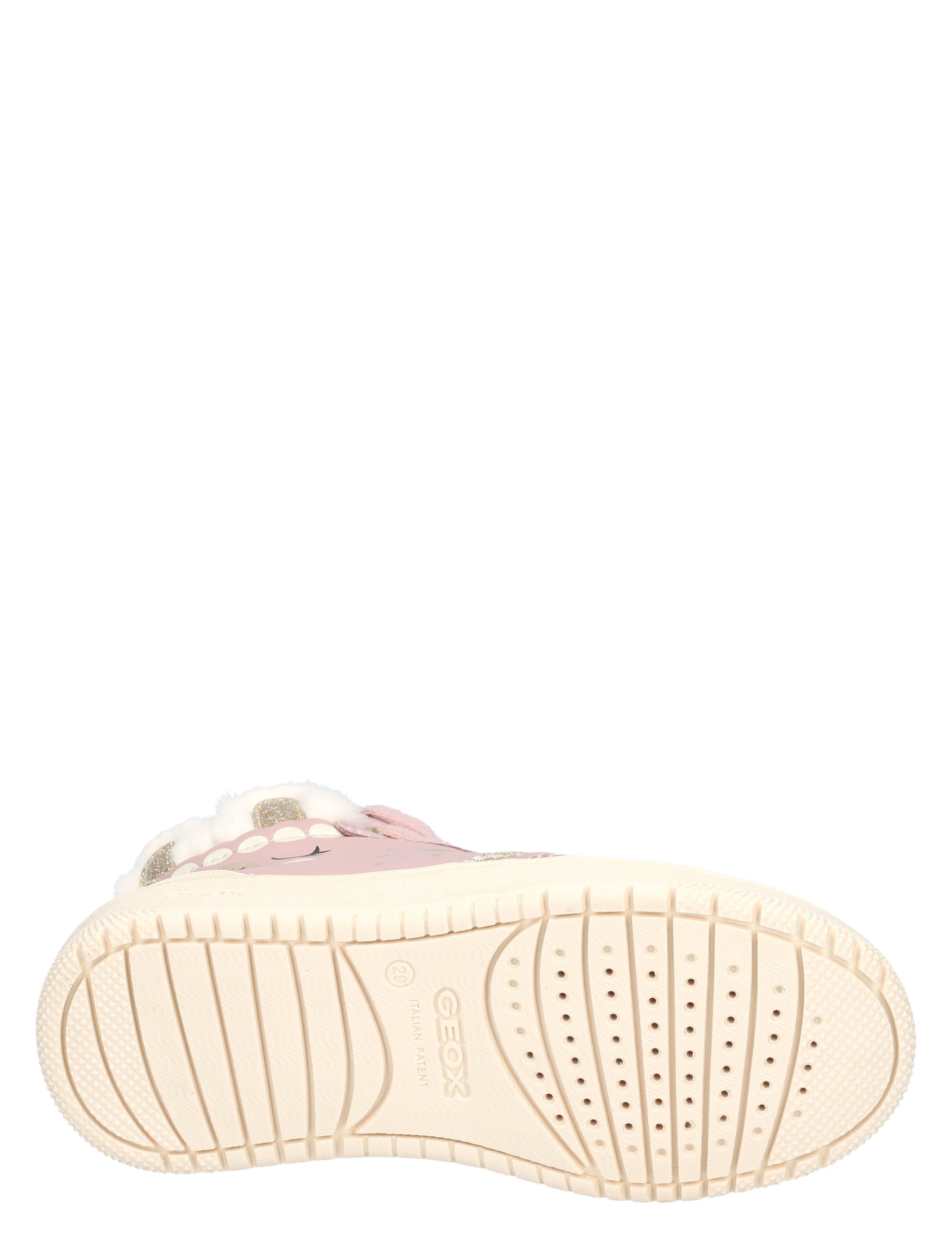 Geox - Washiba Old Rose Platinum - Meisjes - Sneakers - Hoge Sneakers - 48254_48_8