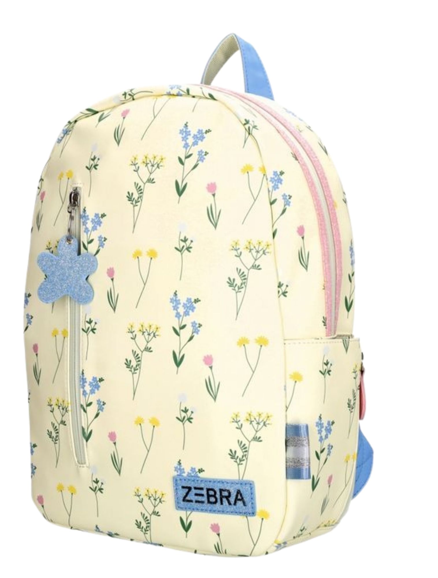 Zebra - Saar Bloemen Creme - Meisjes - Rugtassen - 49908_77_3